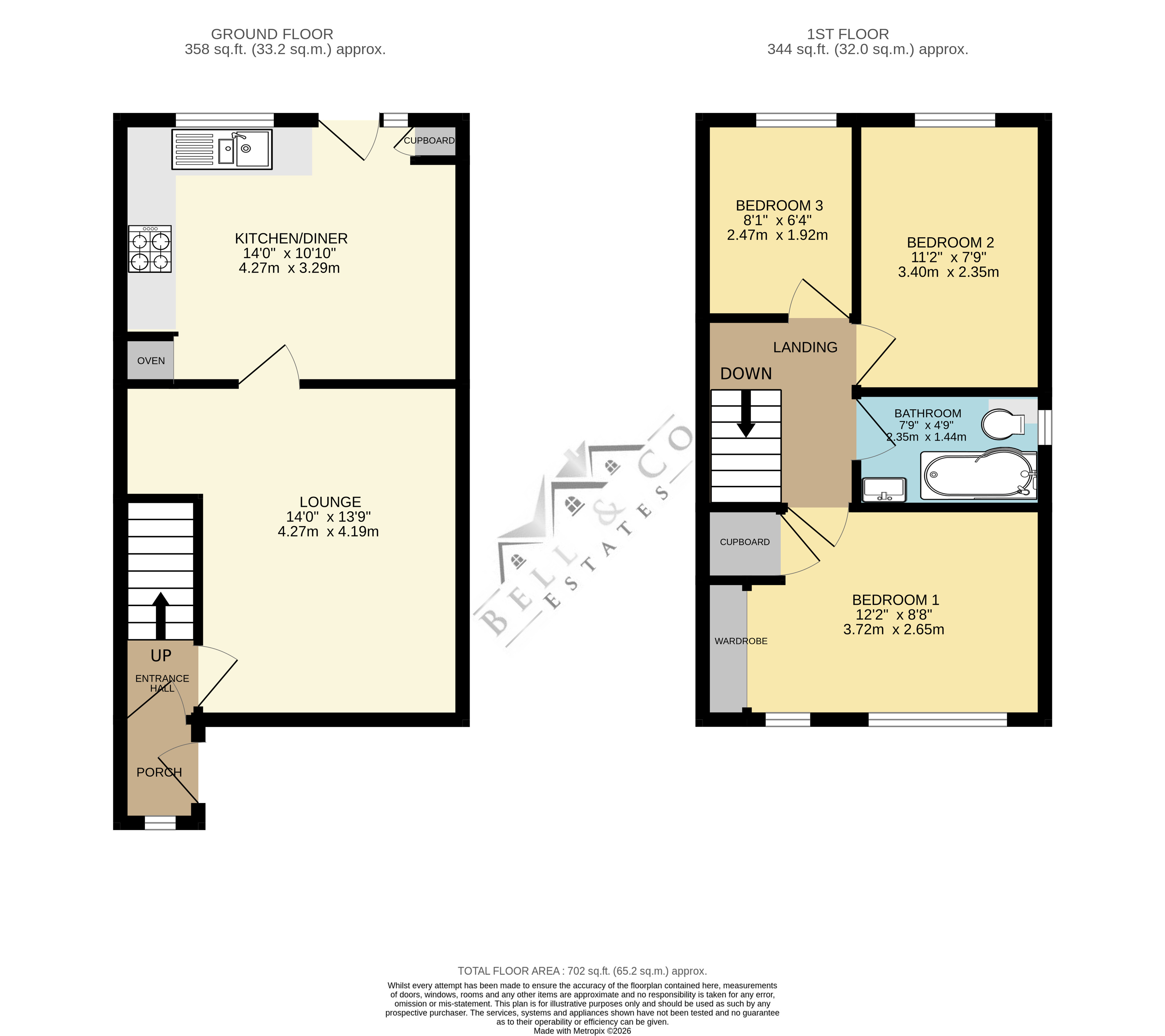 3, Chapel Way, Sheffield floorplan