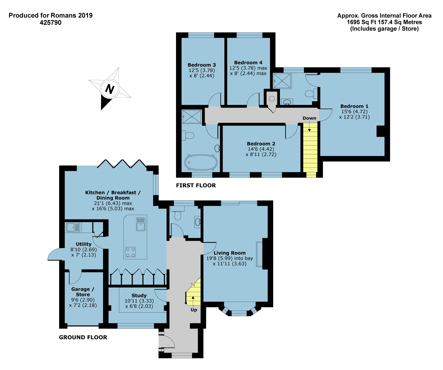 4 Bedrooms Detached house for sale in Thornbury Close, Crowthorne, Berkshire RG45