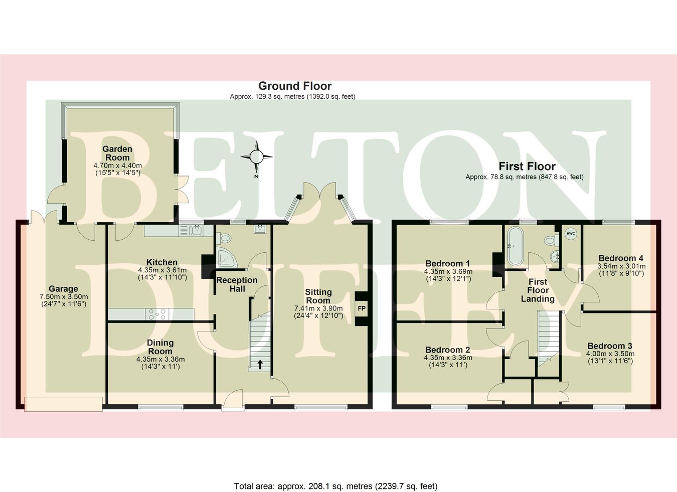 Bale Road, Sharrington floorplan