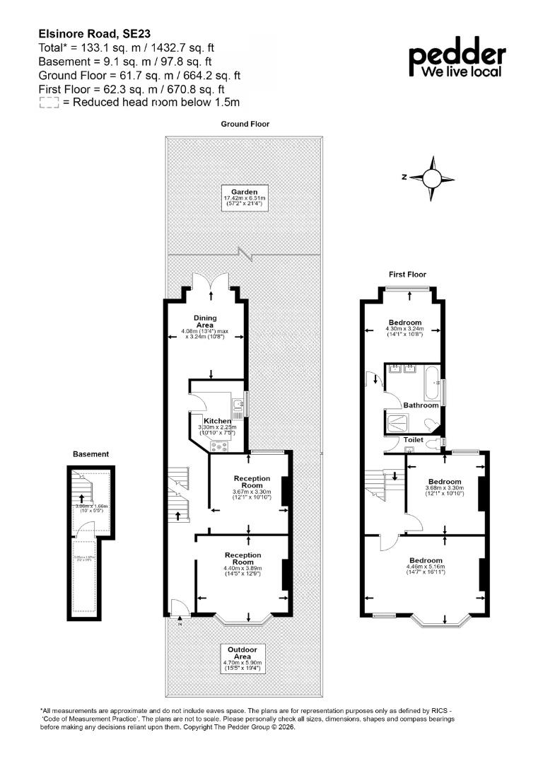 11, Elsinore Road, London floorplan