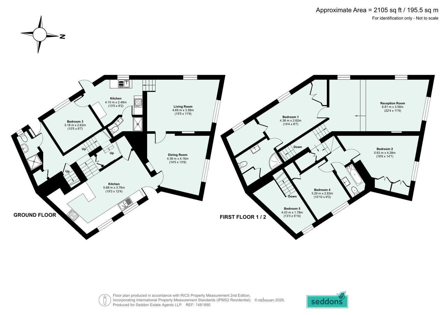 Warren Cottage, 46 Canal Hill, Tiverton floorplan