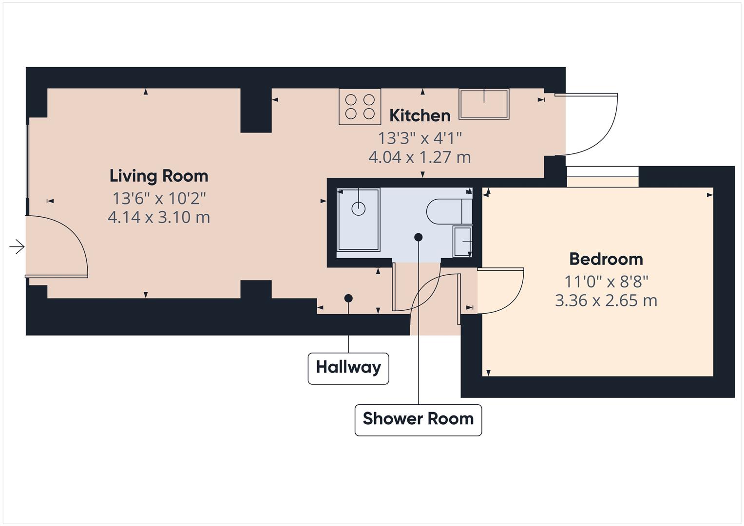 GFF, 37, Coombe Terrace, Brighton floorplan