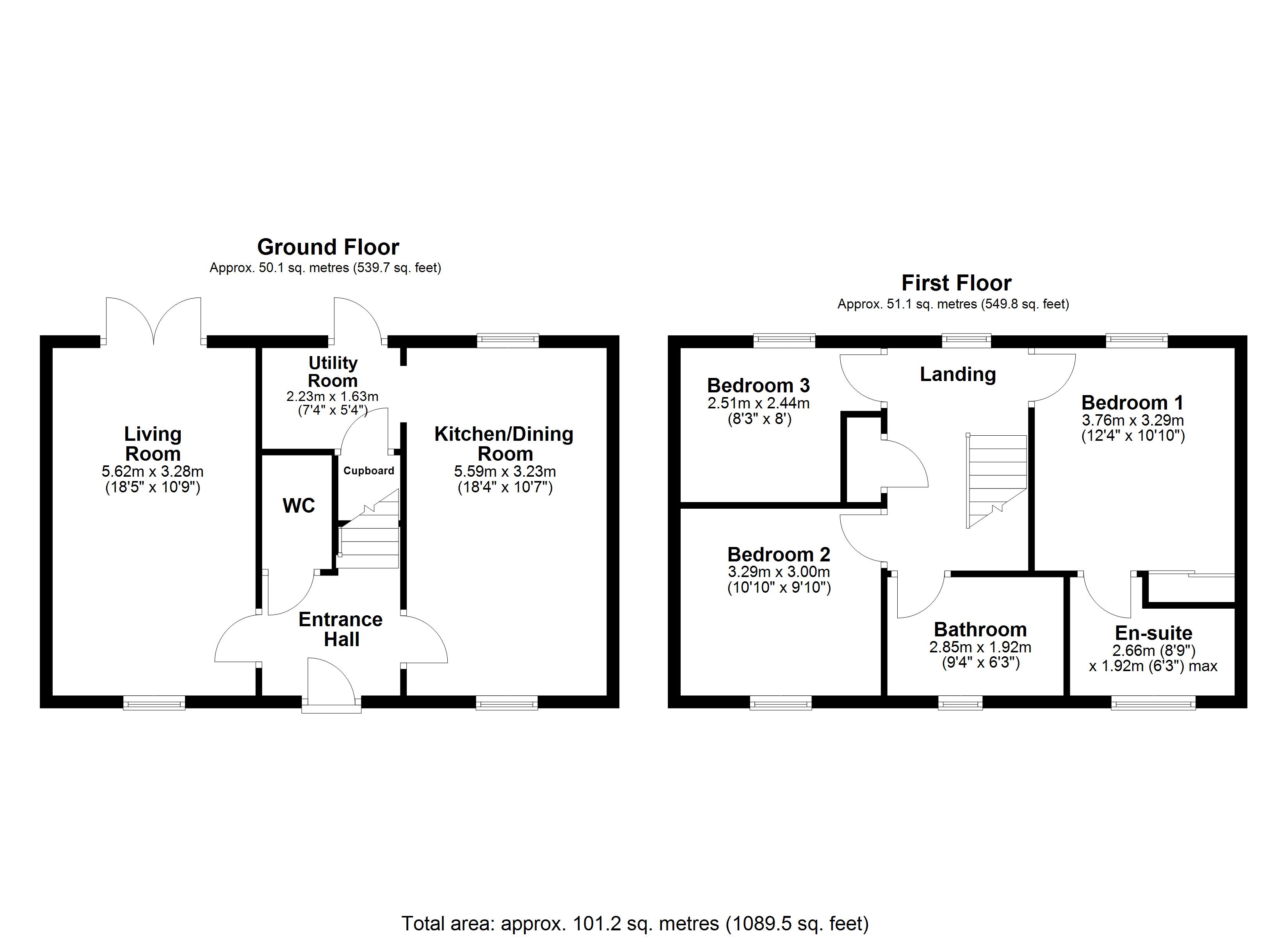 9, Martello Close, Suffolk floorplan