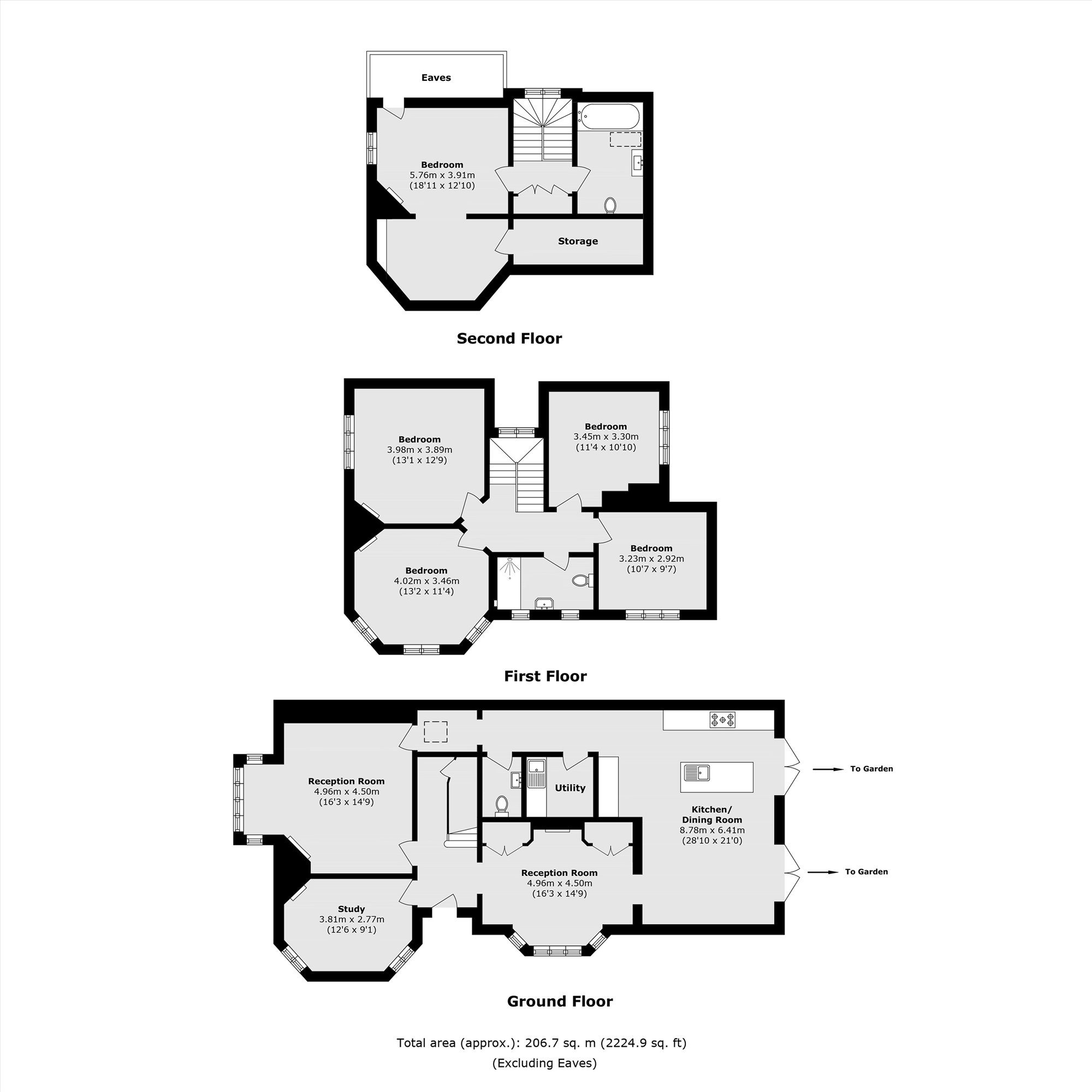14, Castle Avenue, Chingford floorplan
