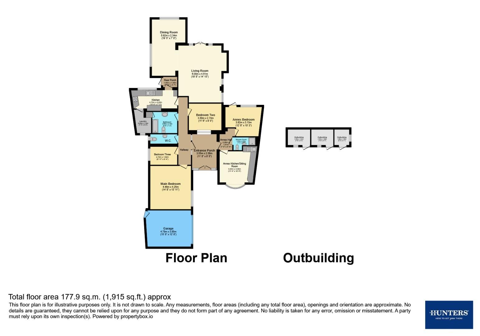 The Old Coach House, 168, Upper St. John Street, Lichfield floorplan