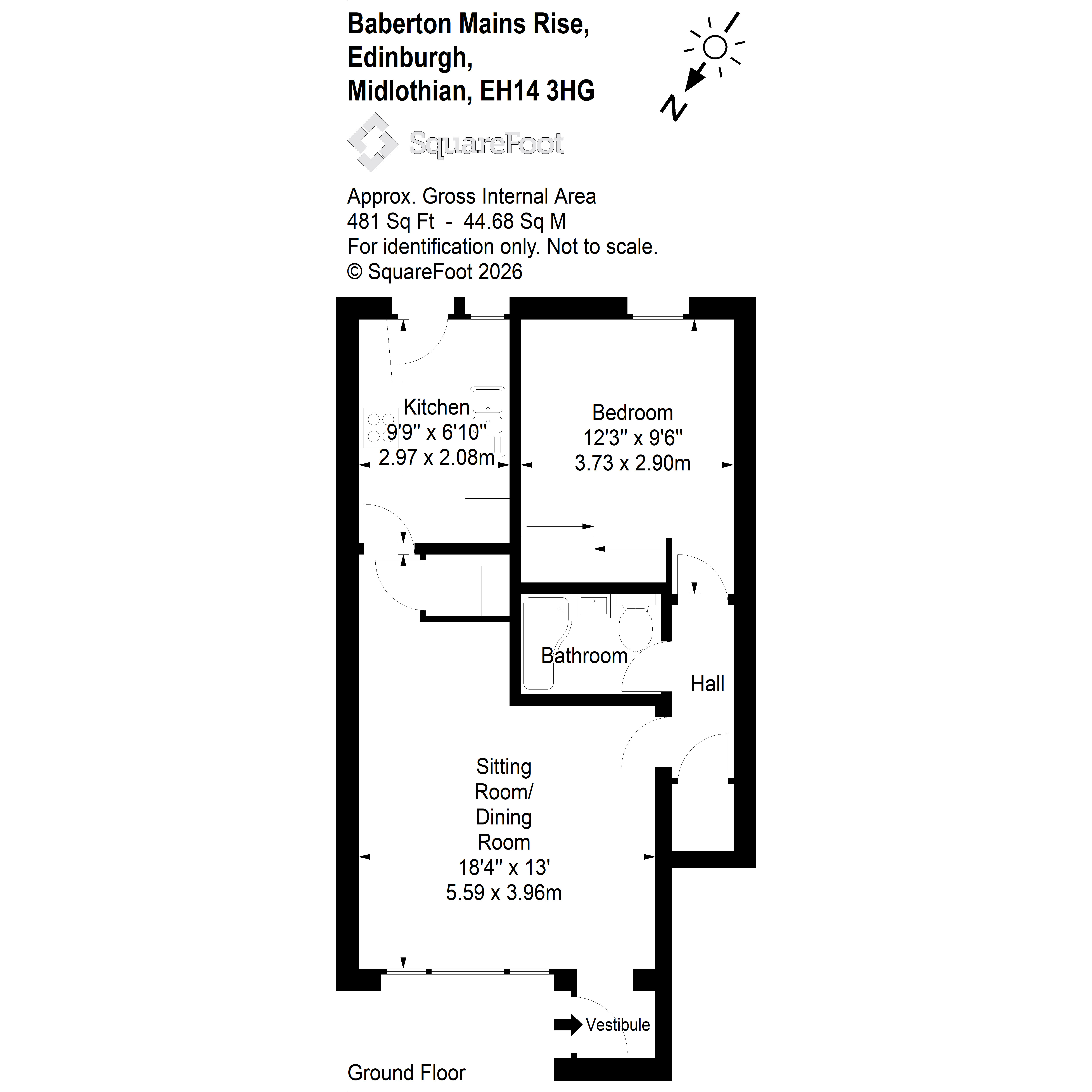 48, Baberton Mains Rise, Edinburgh floorplan