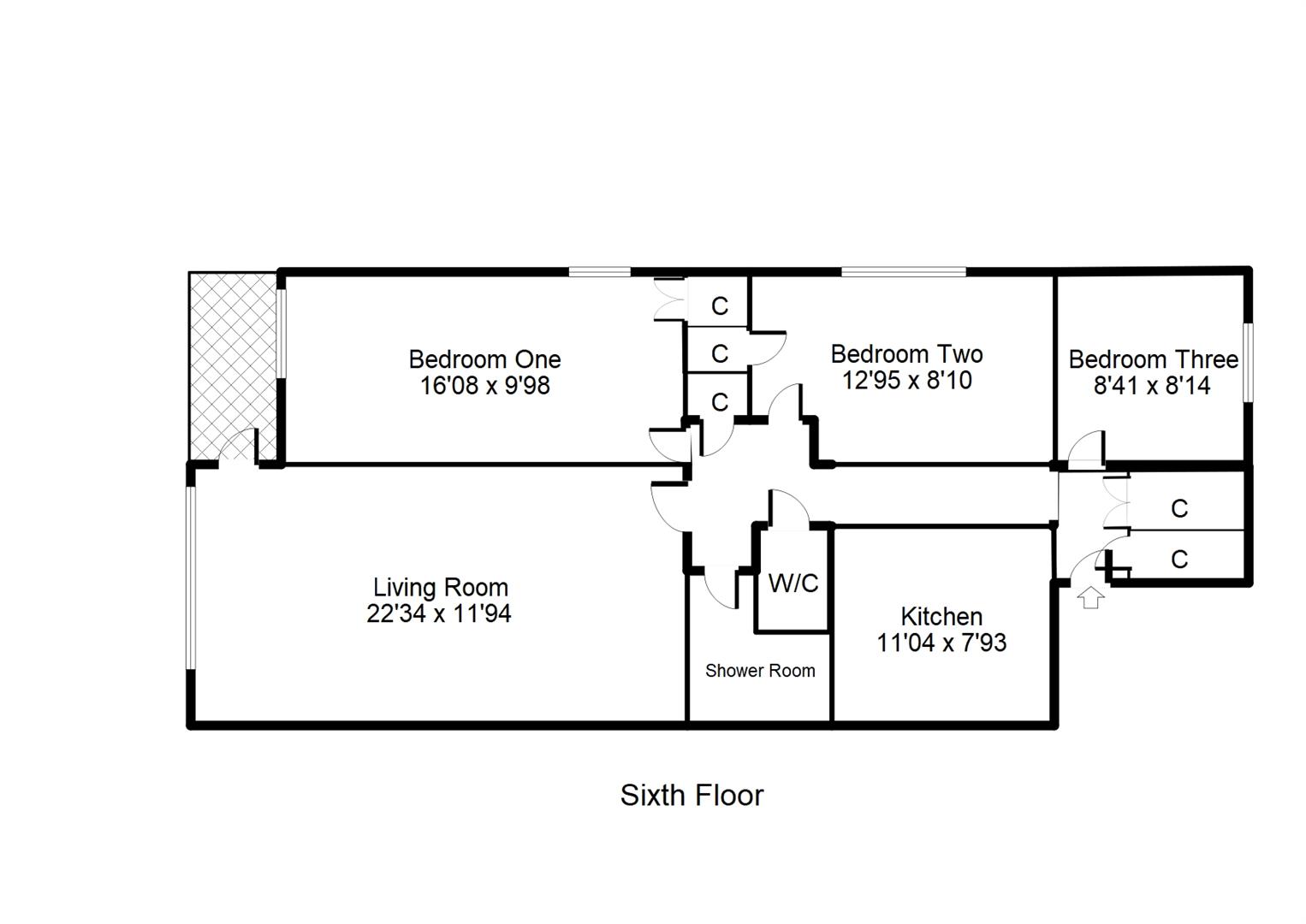 3 Bedrooms Flat for sale in Channings, 215 Kingsway, Hove BN3