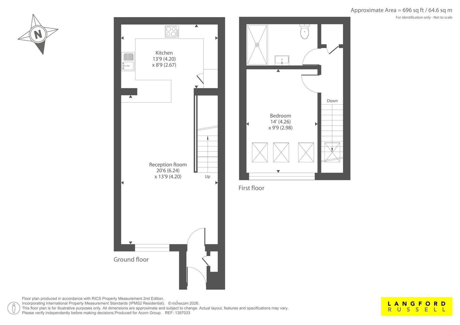 56, Rowanwood Avenue, Sidcup floorplan