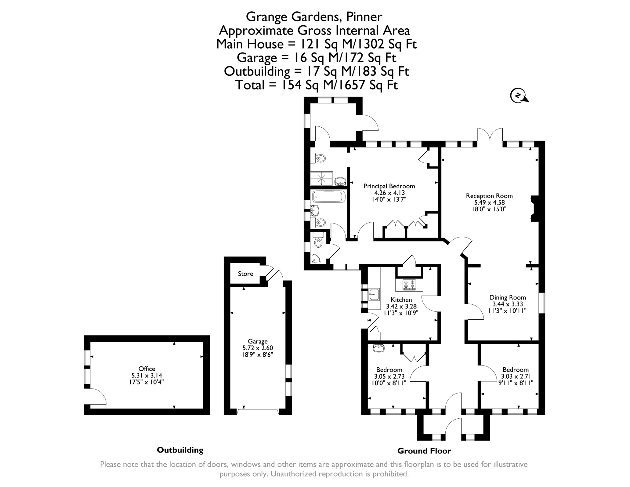 Grange Gardens, Pinner HA5, 3 bedroom bungalow for sale 65939507