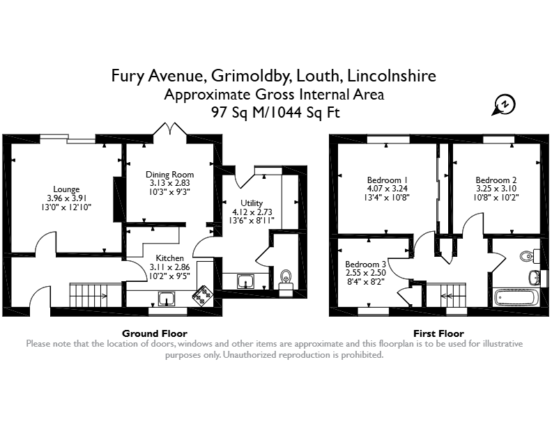 9, Fury Avenue, Louth floorplan