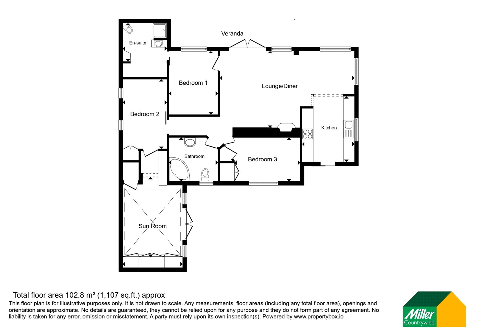 By The Beach,, Hessenford Road, Cornwall floorplan