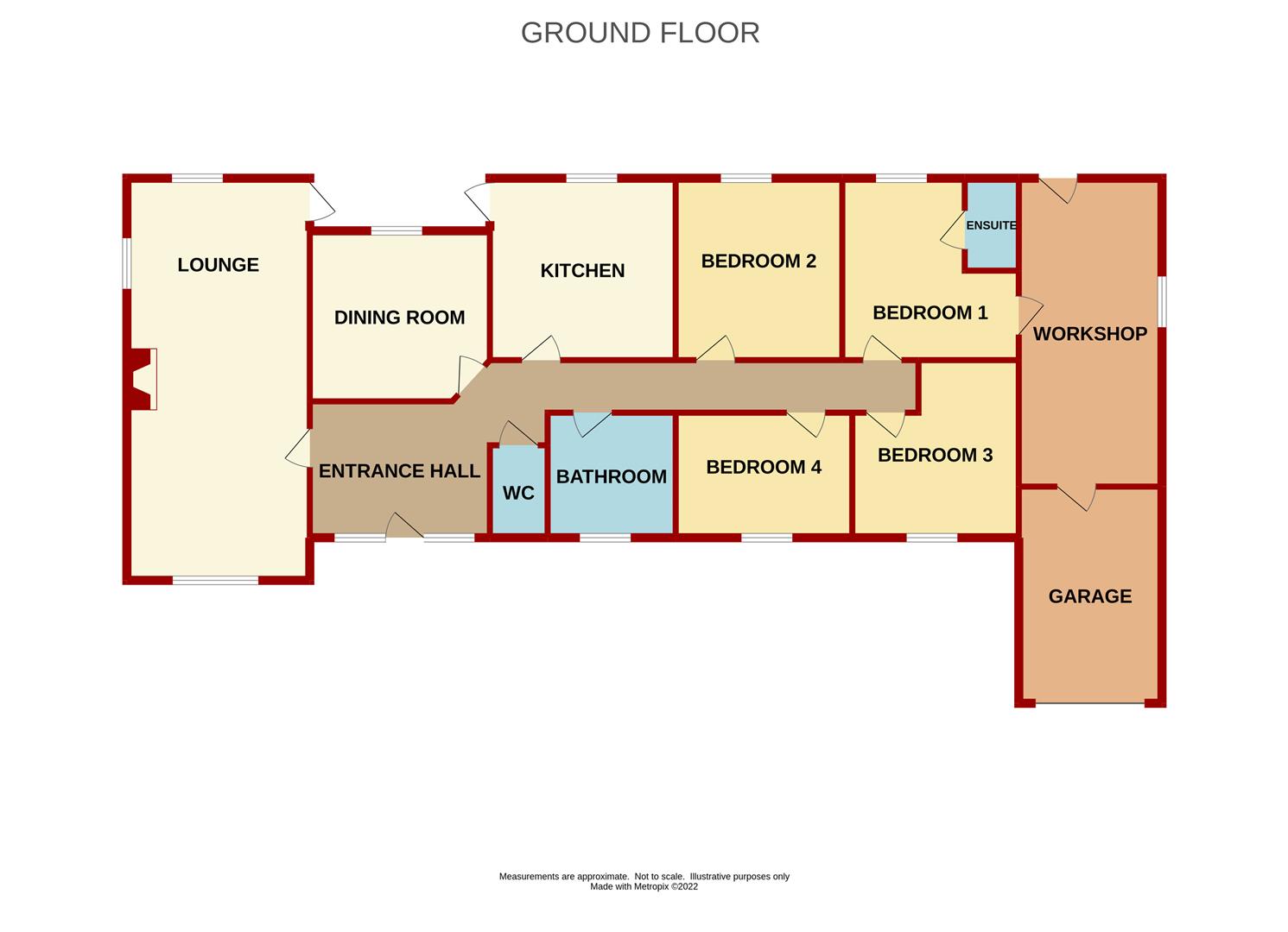 Southend Lane, Newent GL18, 4 bedroom detached bungalow for sale