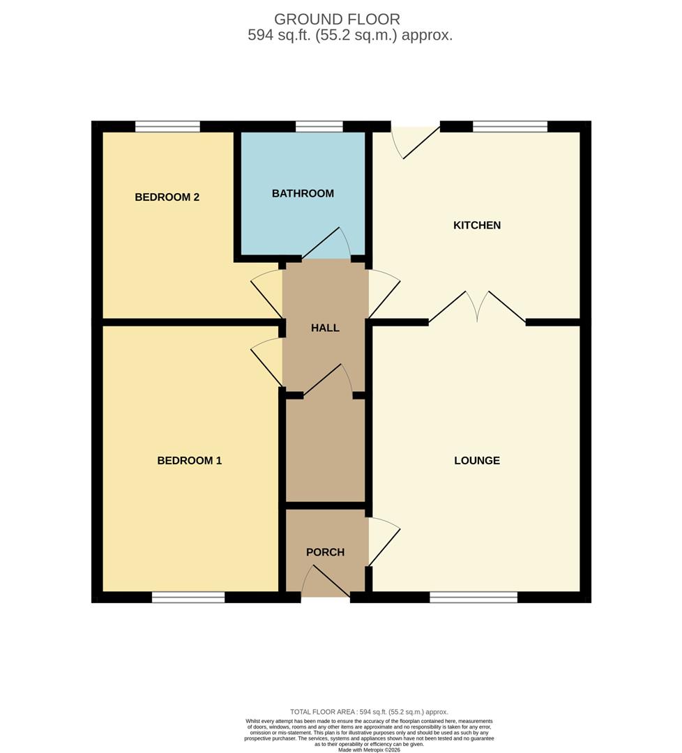 3, Sutton Close, Rugeley floorplan