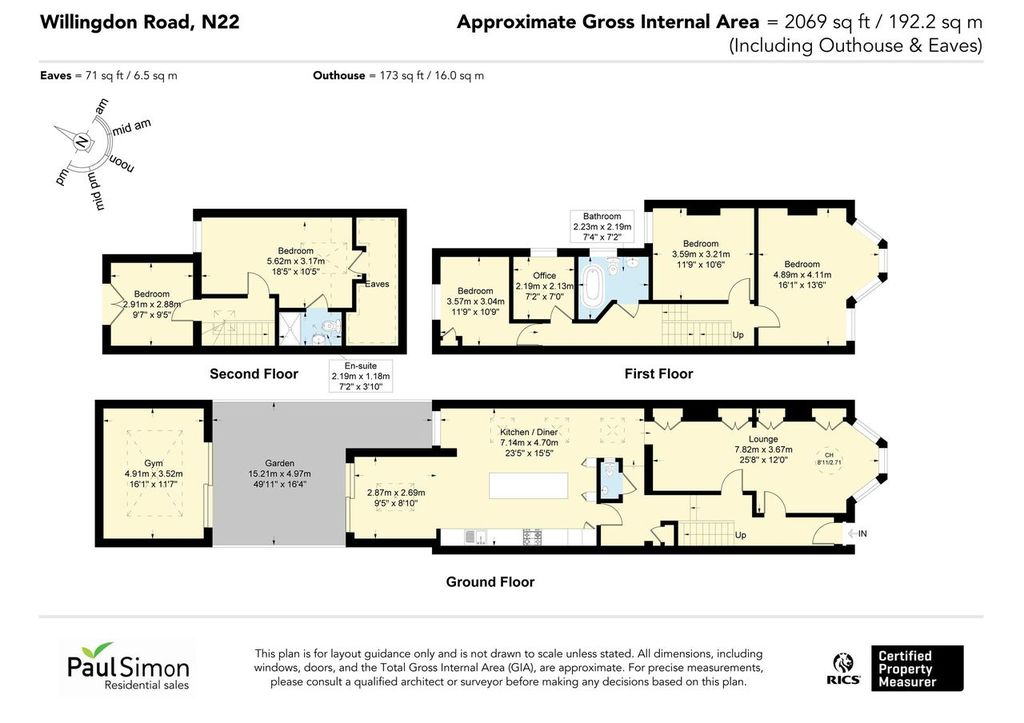 151, Willingdon Road, London floorplan
