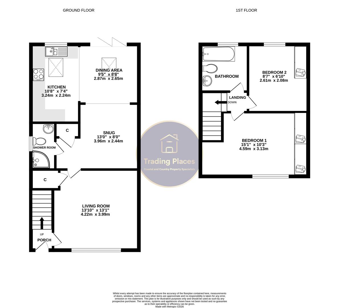 33, Uplands, Whitley Bay floorplan