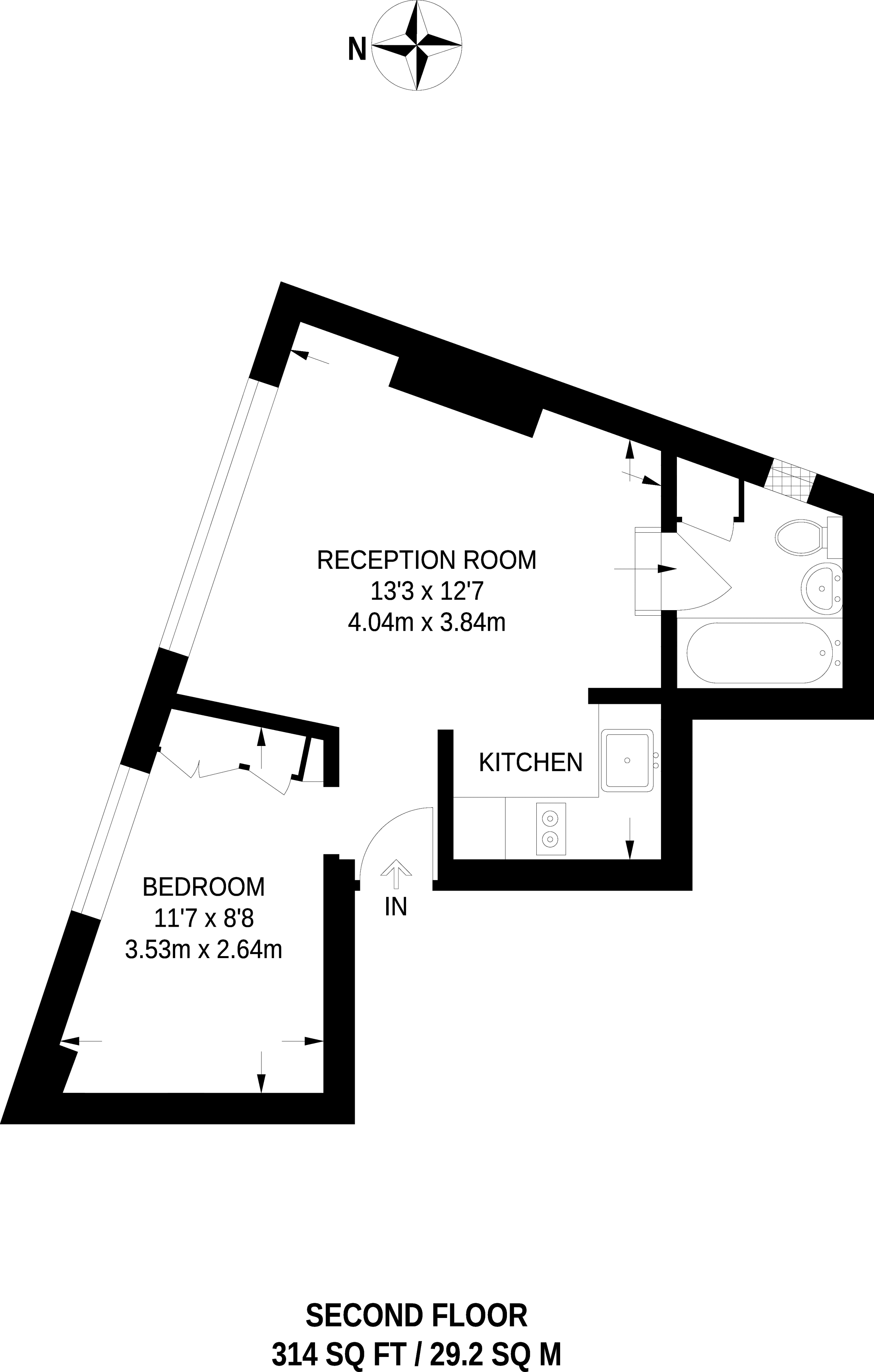 1 Bedrooms Flat to rent in High Street, Acton W3
