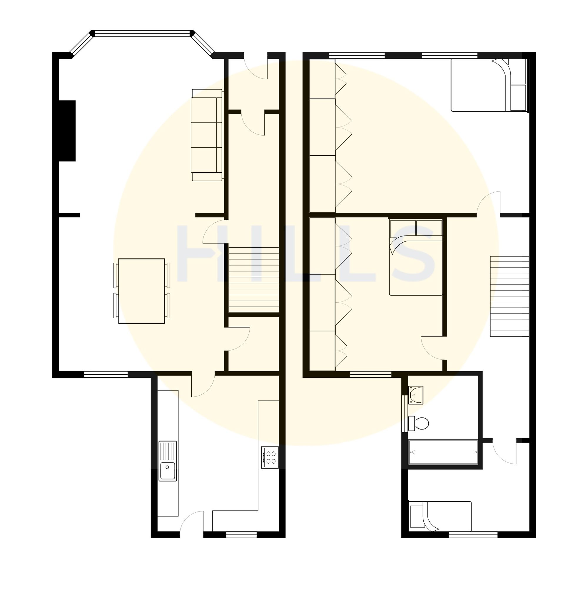 134 New Lane, Manchester floorplan