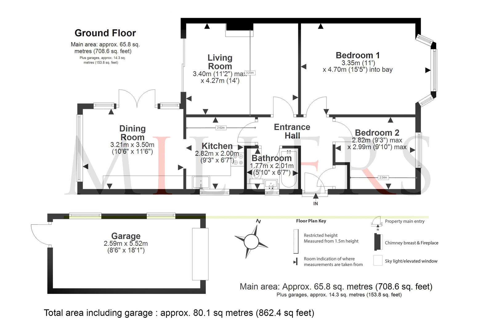 16, Field Close, Abridge floorplan