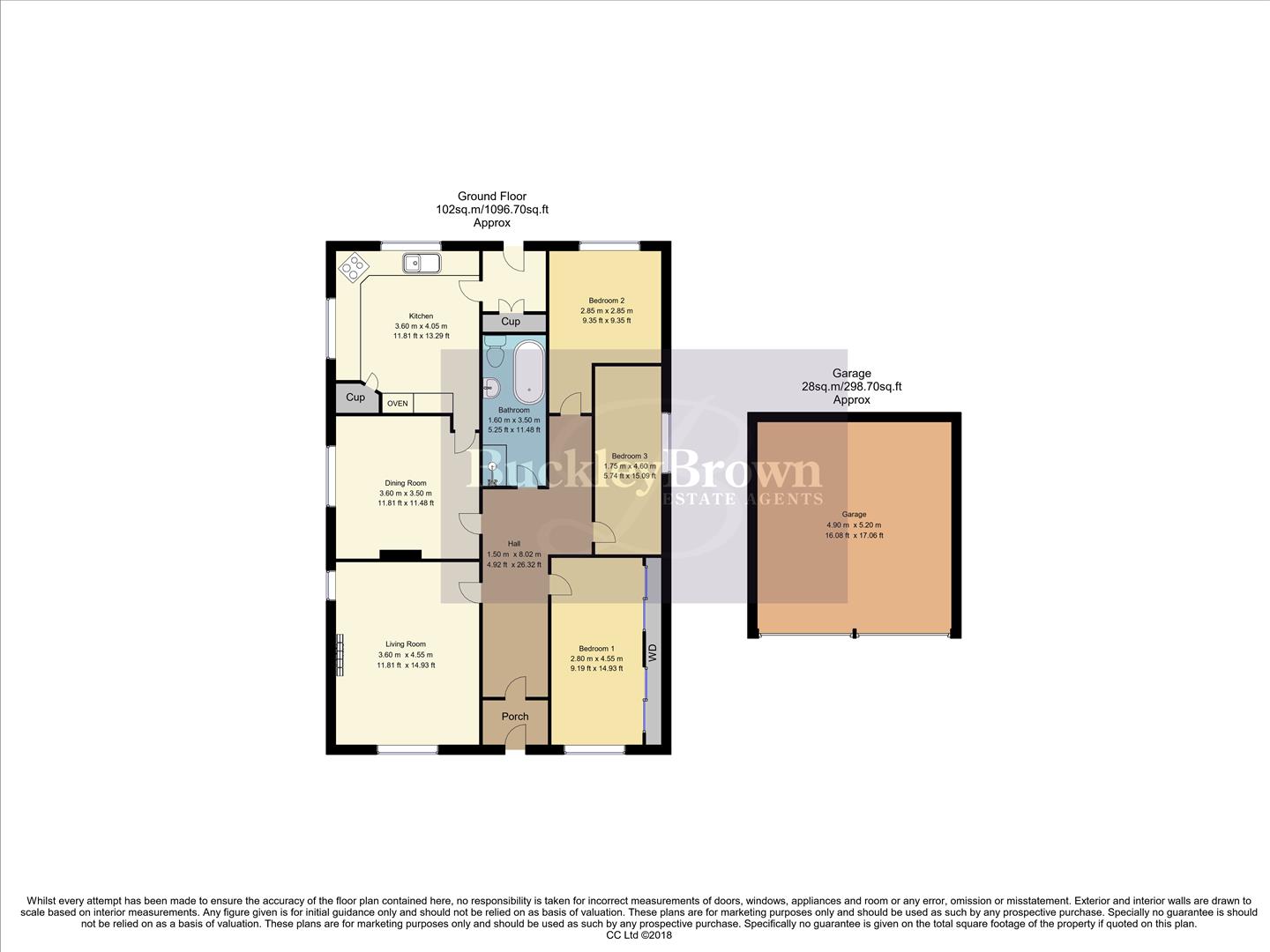 Glen Cairn, Station Road, Chesterfield floorplan