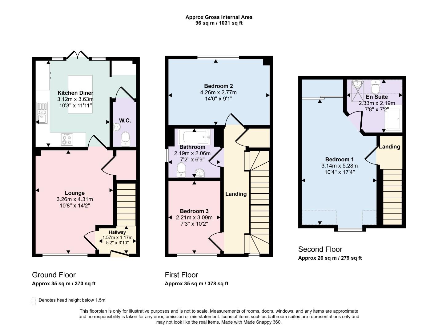 6, Jubilee Road, Northampton floorplan
