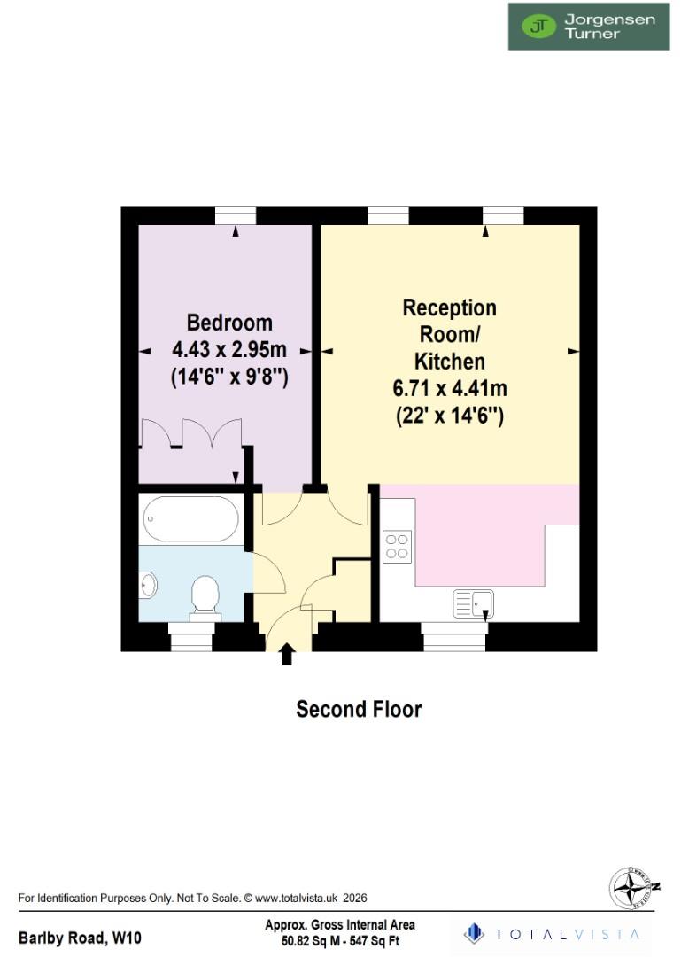 Flat 14, 163, Barlby Road, London floorplan