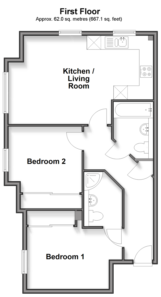 Lower Barn Road, Purley floorplan