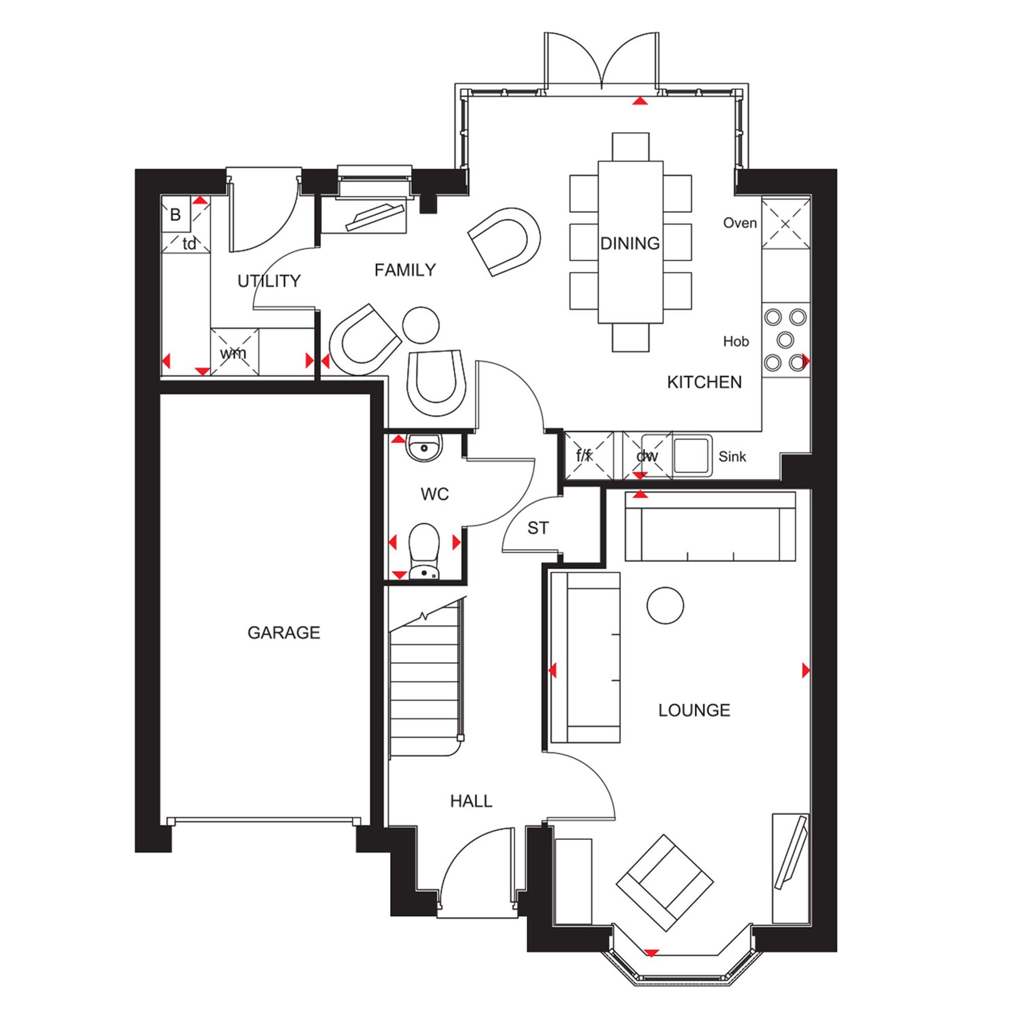 4 Bedrooms Detached house for sale in 