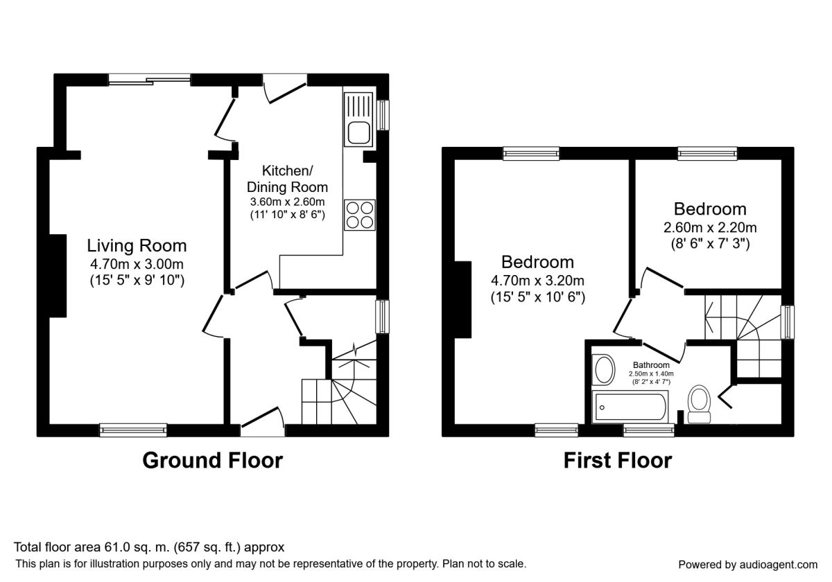 2 Bedrooms Semi-detached house to rent in Atherton Road, Sheffield S2