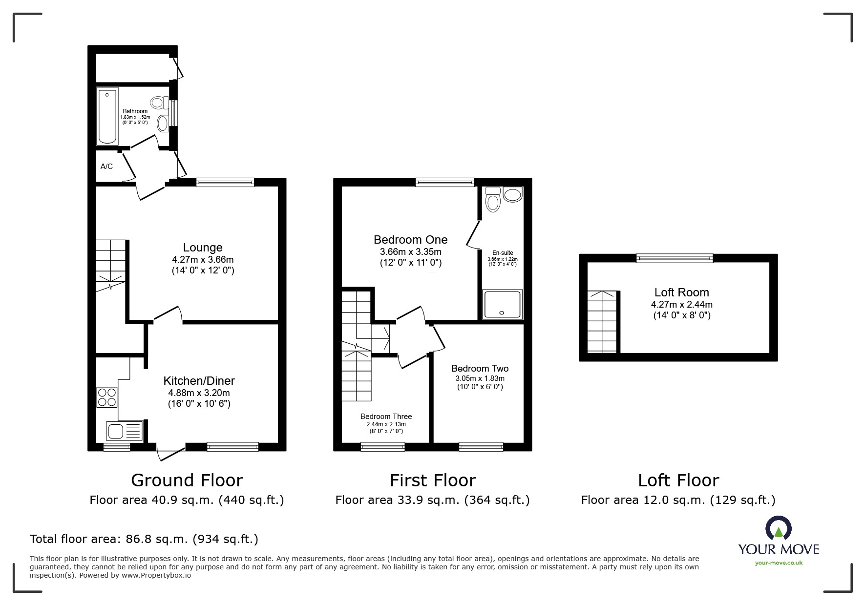 59, Battram Road, Coalville floorplan