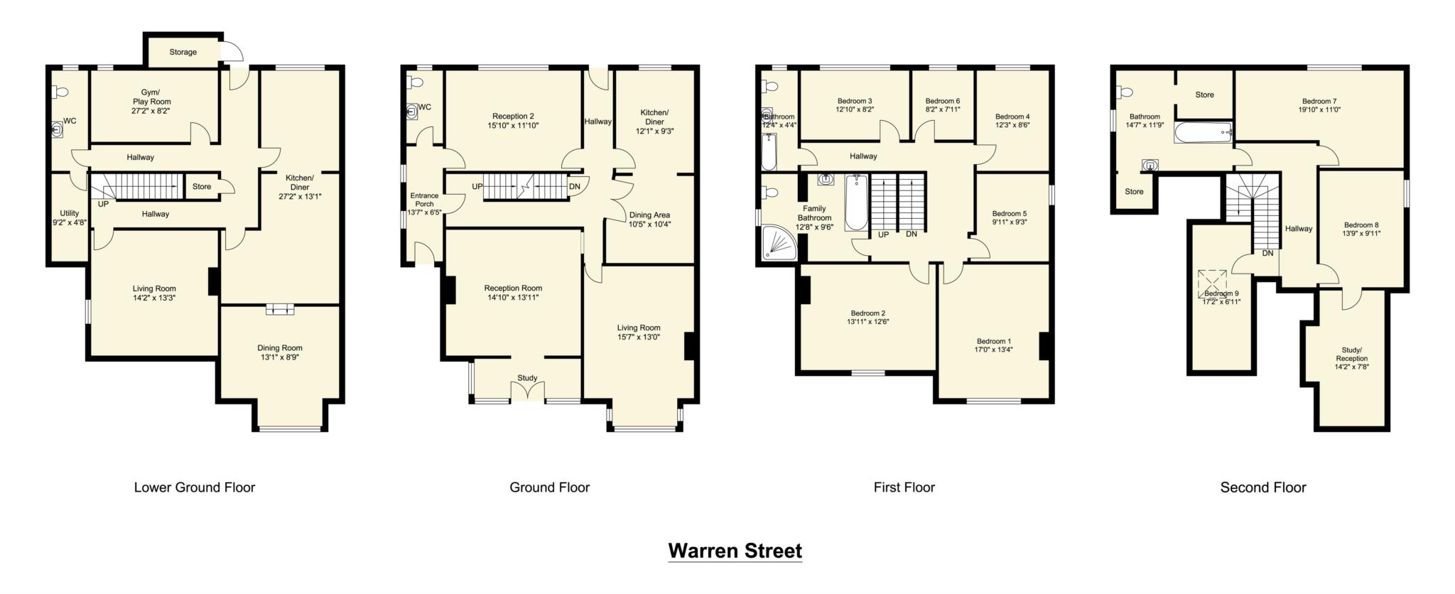 33, Warren Street, Dewsbury floorplan