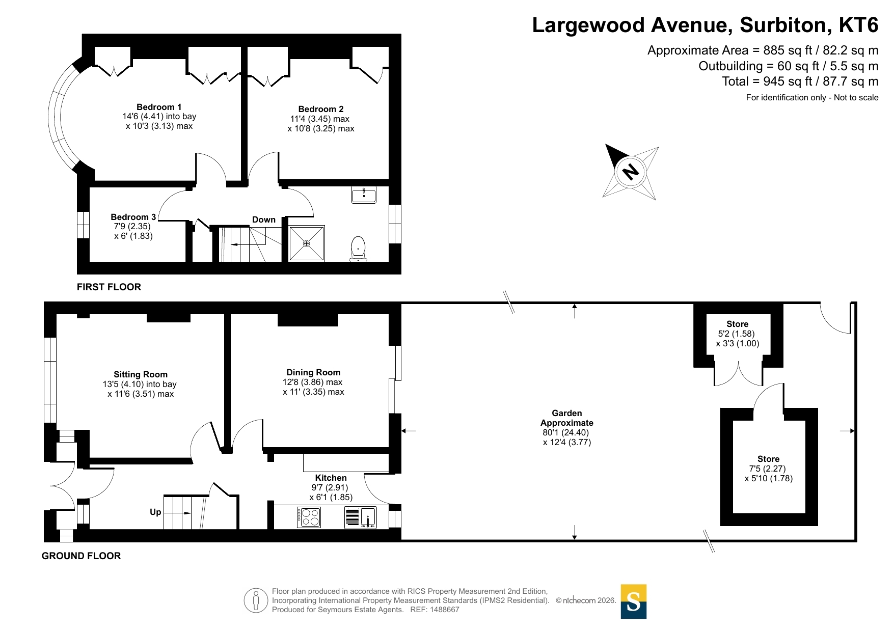 114, Largewood Avenue, Surbiton floorplan