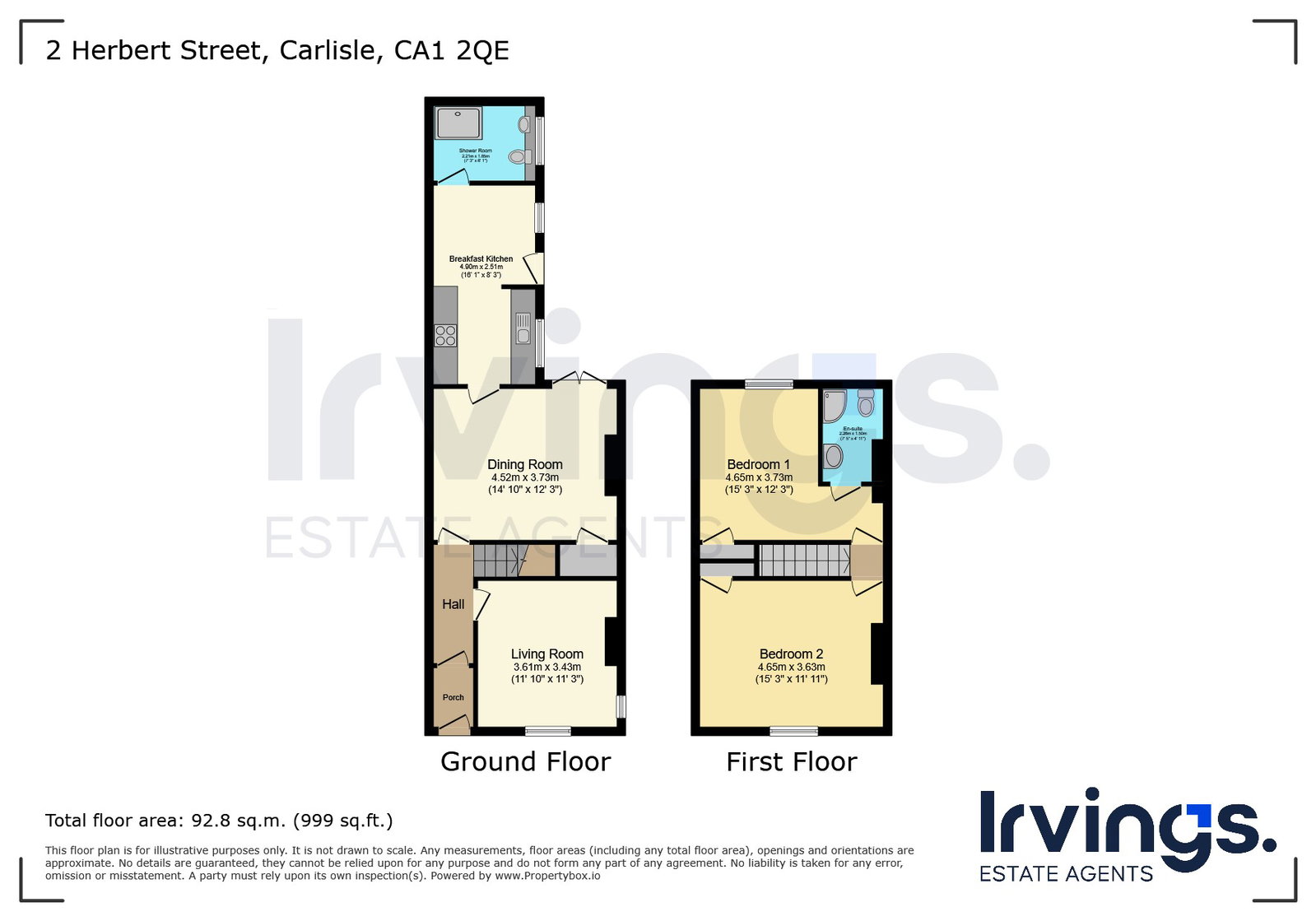 2, Herbert Street, Carlisle floorplan
