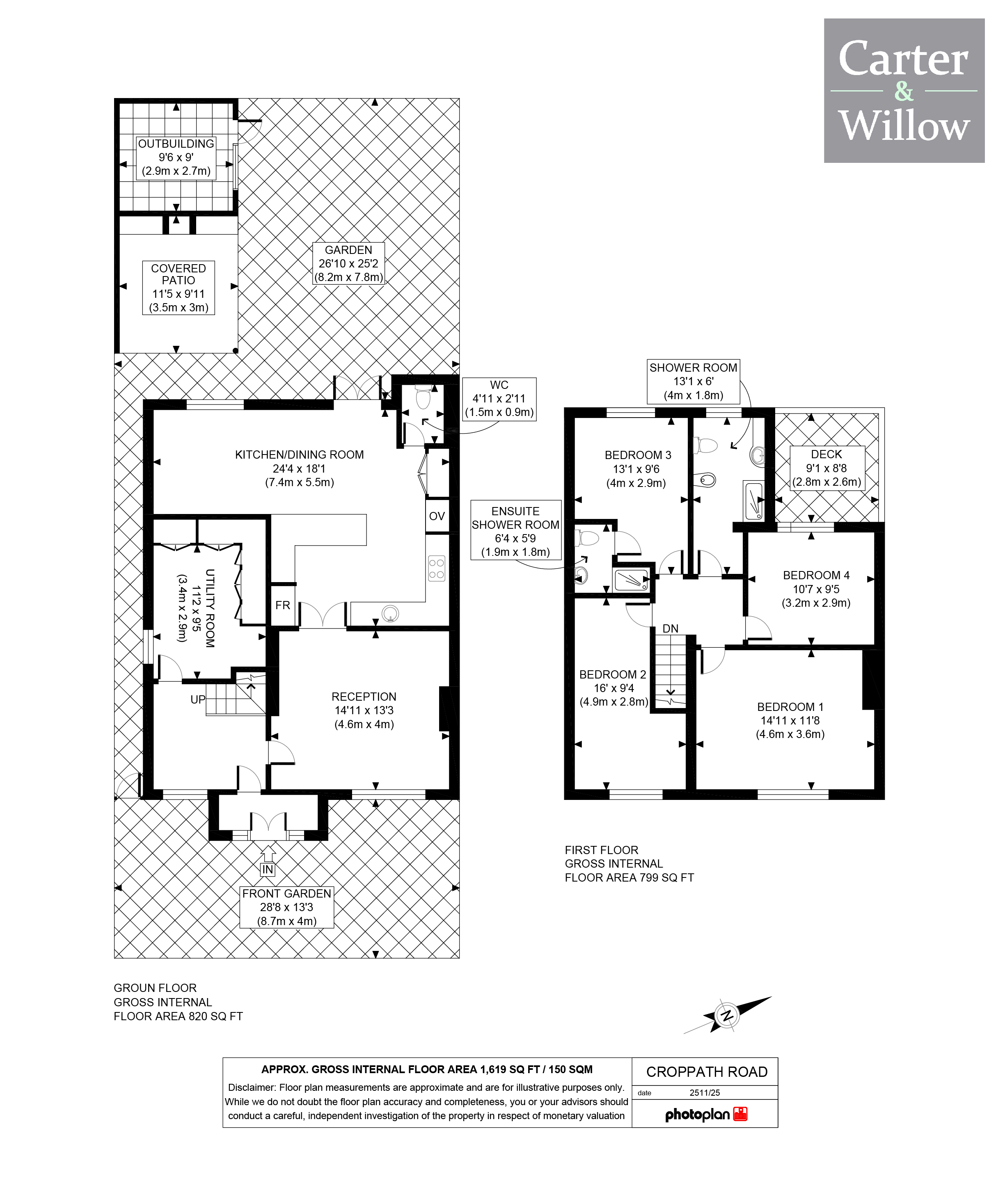 57, Croppath Road, Dagenham floorplan