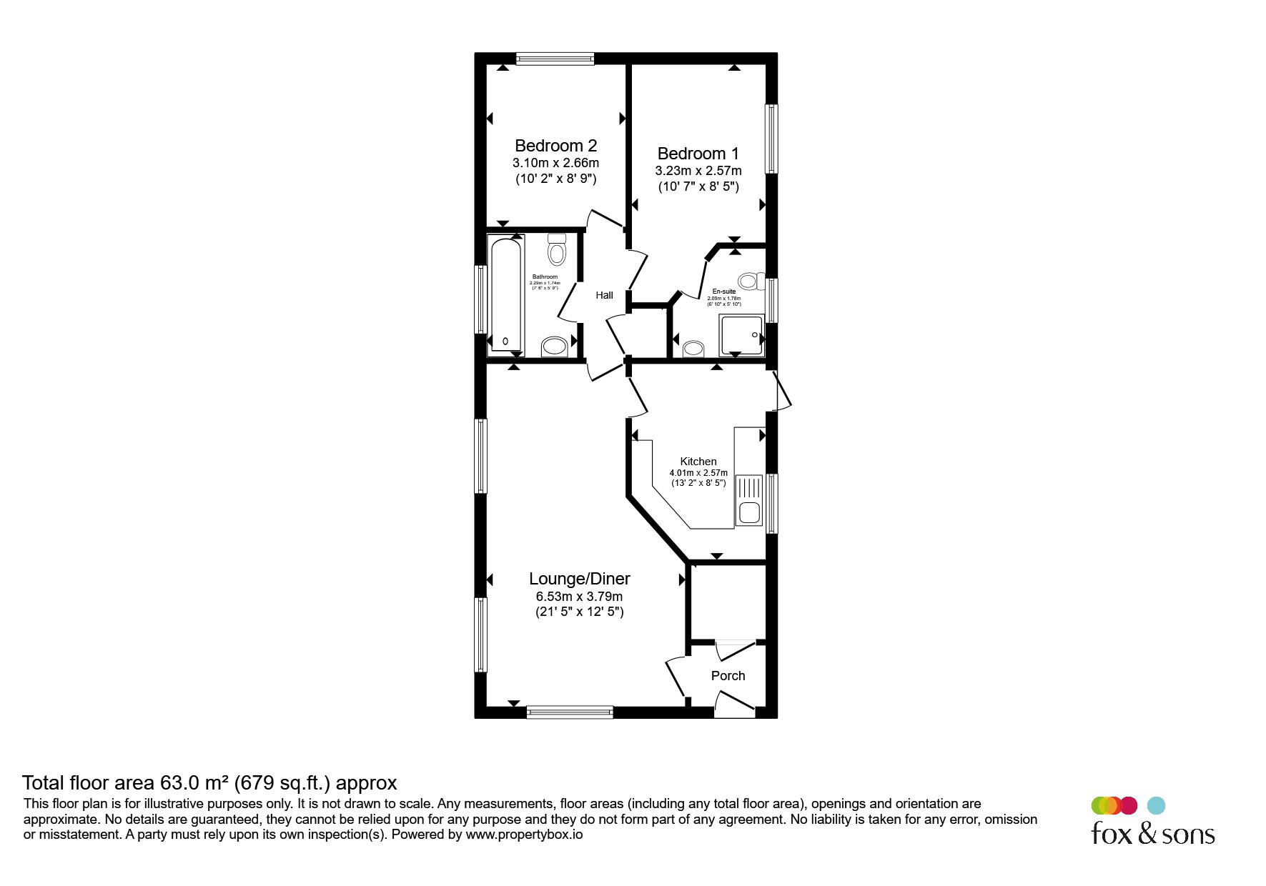 5, Greenacres, Coppitts Hill, Yeovil floorplan