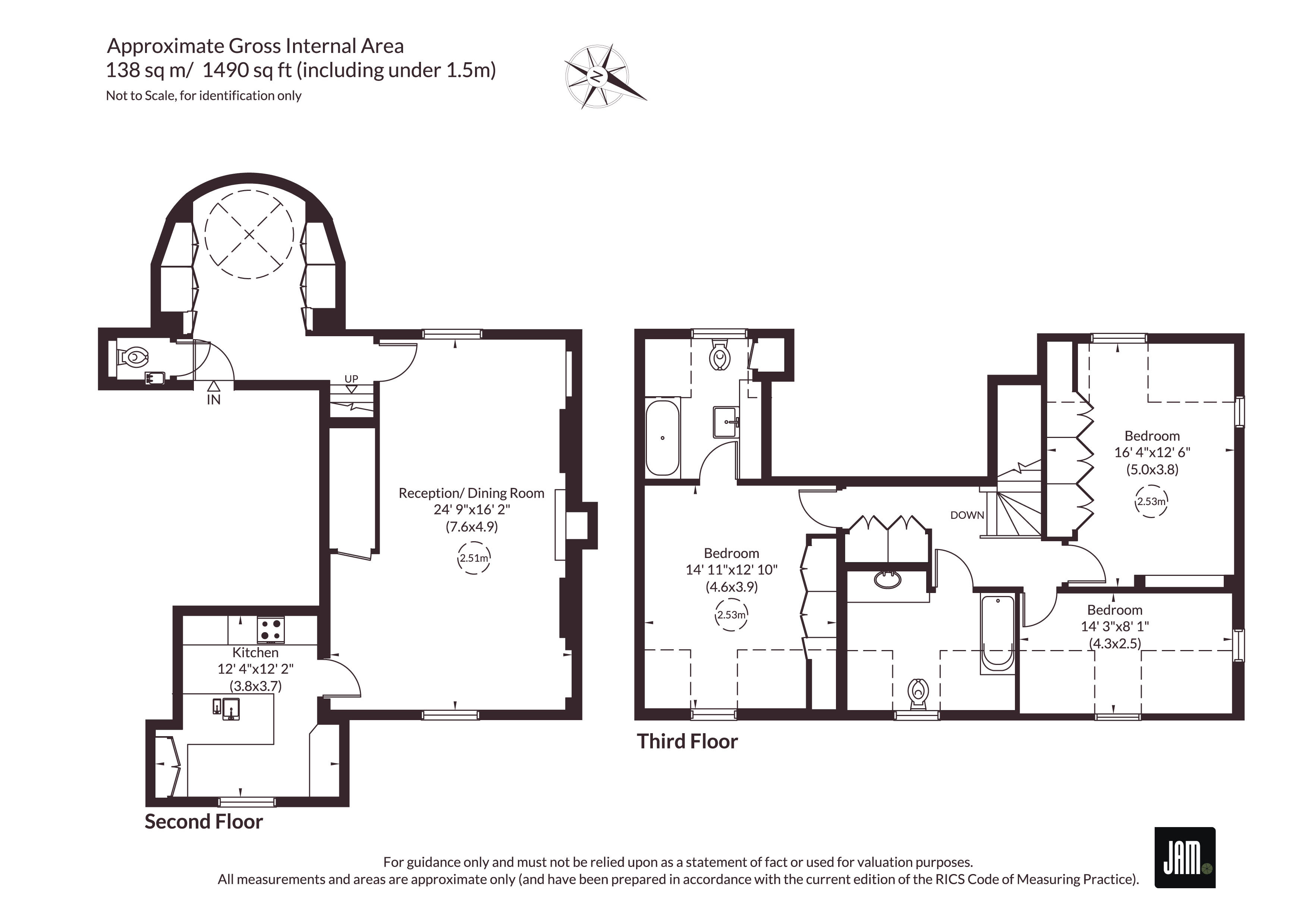 Flat G, 3, Lansdowne Road, London floorplan