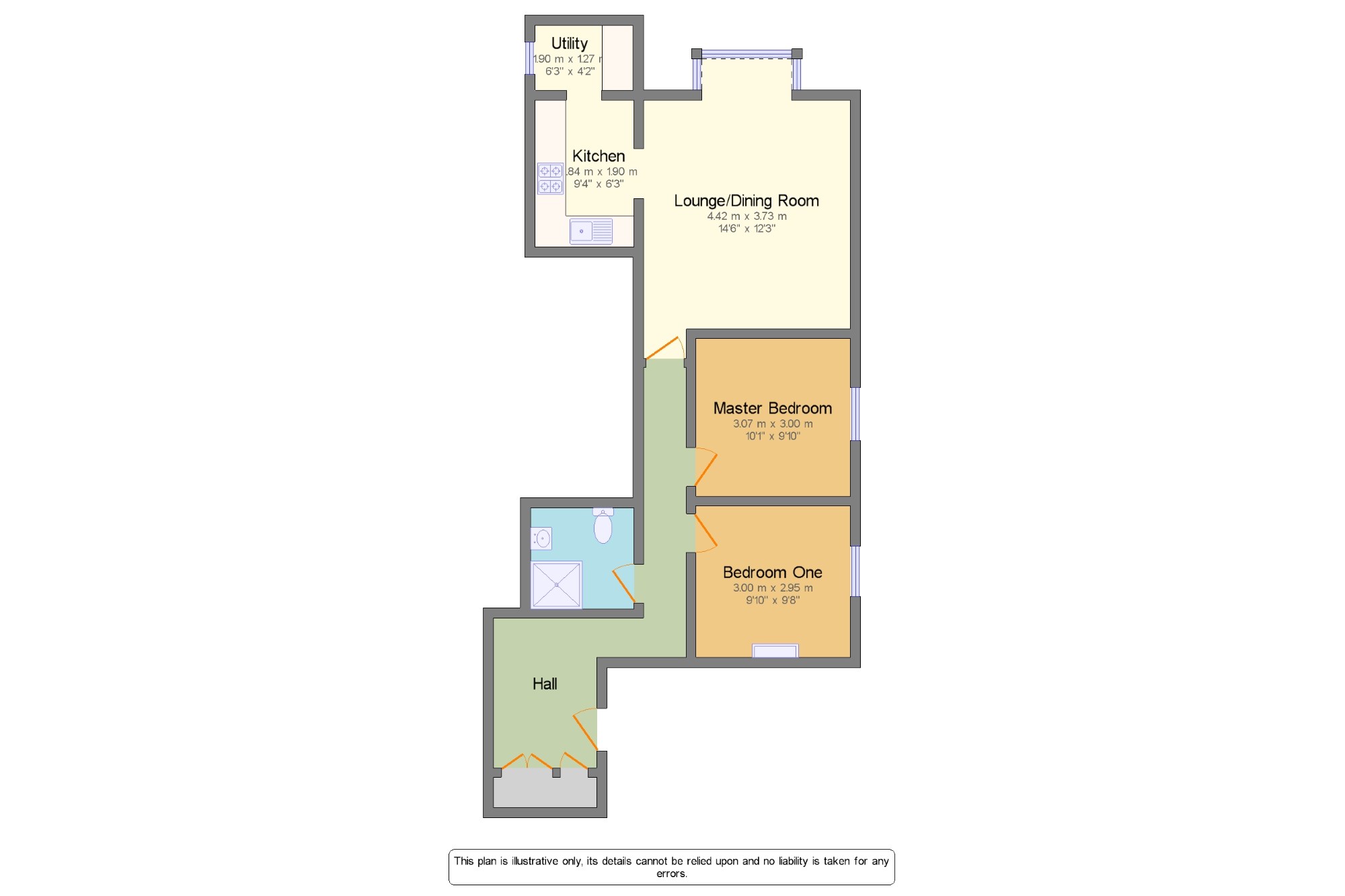 2 Bedrooms Flat for sale in Lansdowne Square, Northfleet, Gravesend, Kent DA11