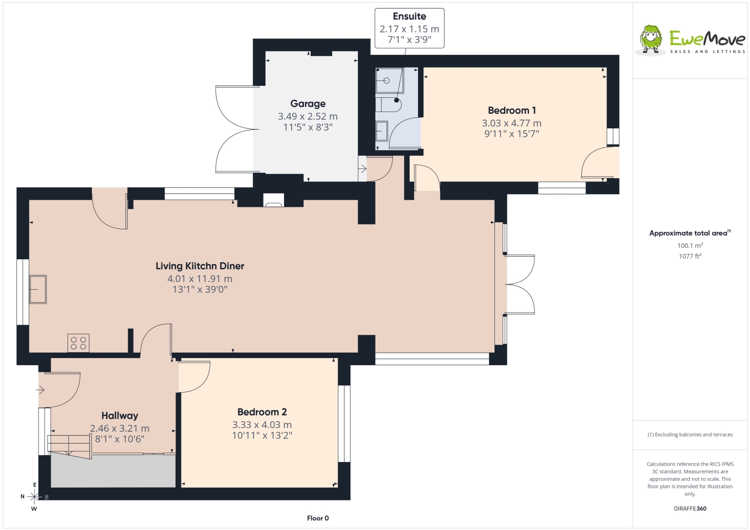 17, Hall Rise Haxby, York floorplan