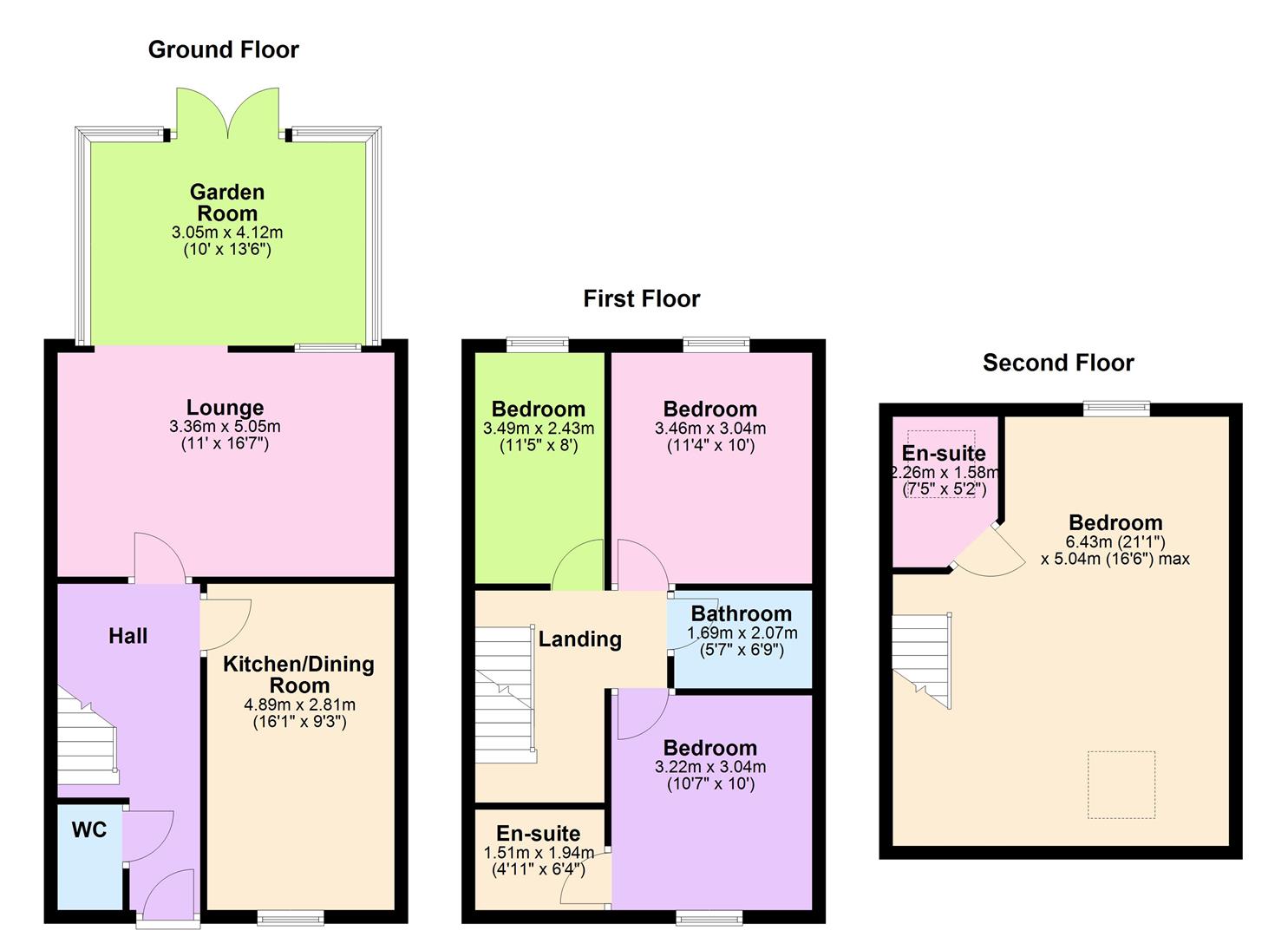 Rectory Gardens, Newbold Verdon floorplan