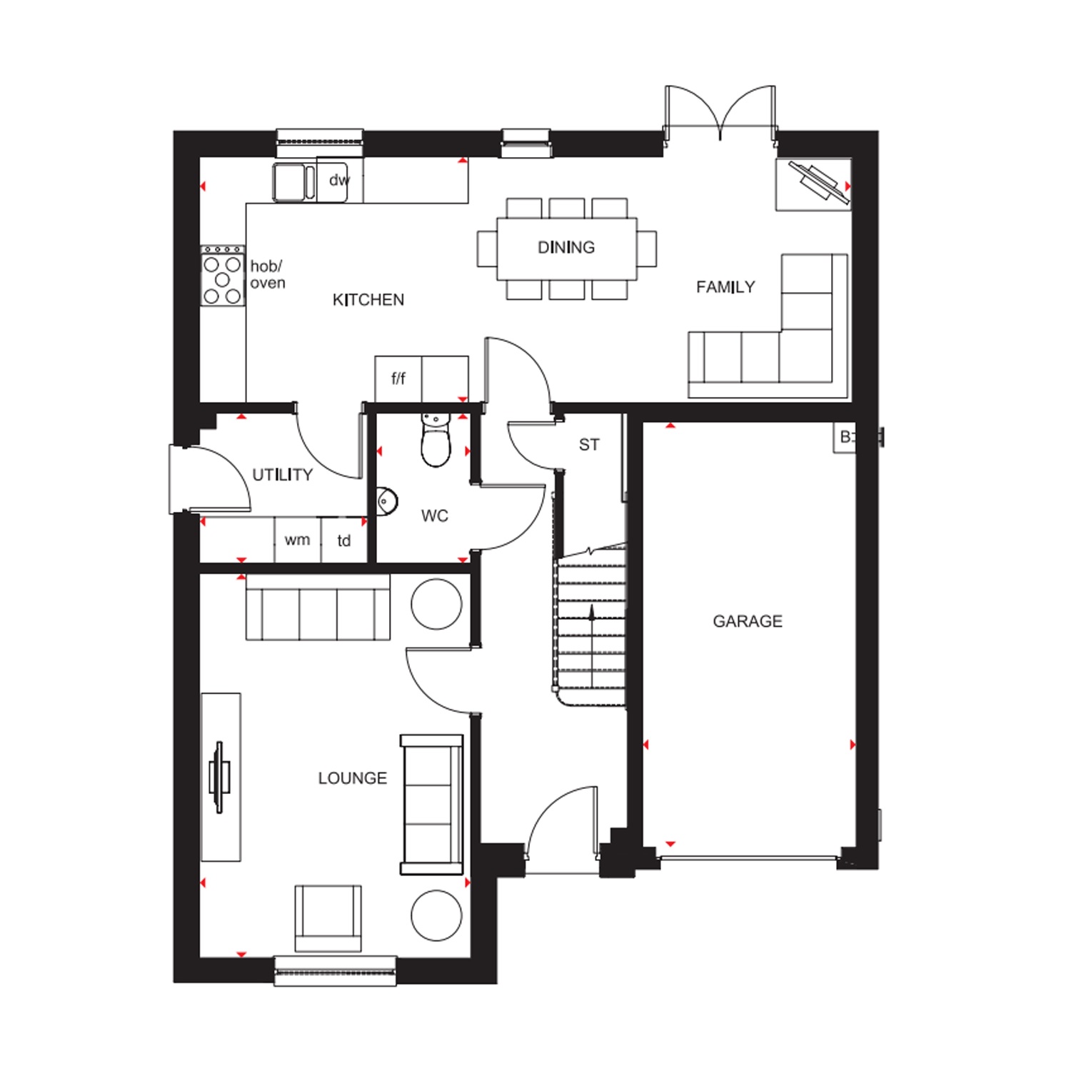 HA50624, Scott Glynn Walk, Tranent floorplan