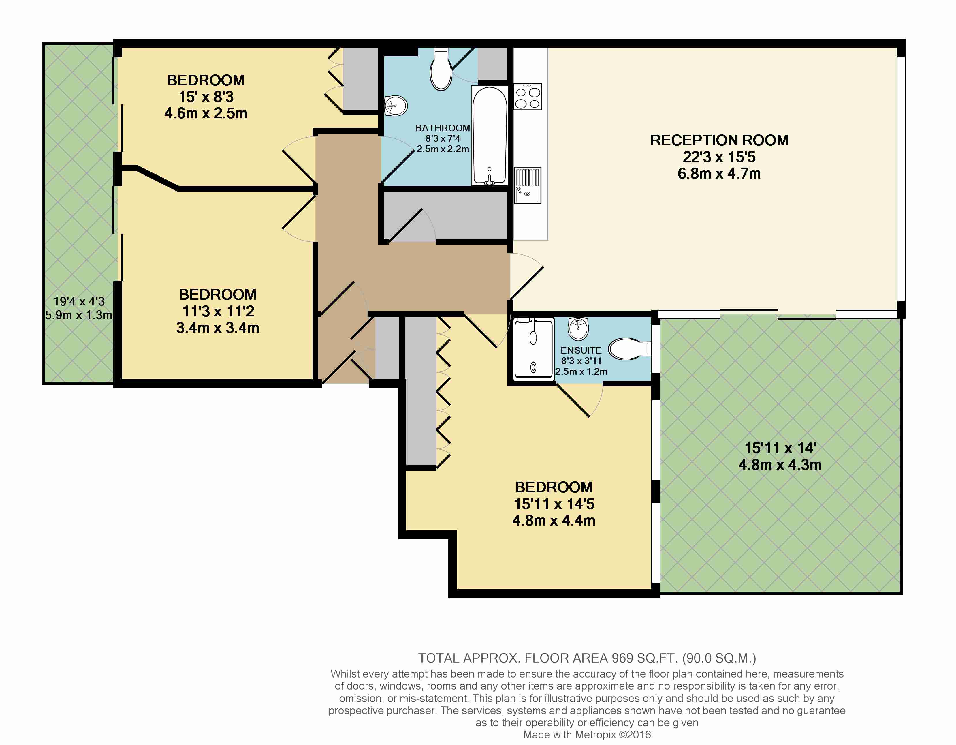 3 Bedrooms Flat to rent in St. Pancras Way, London NW1