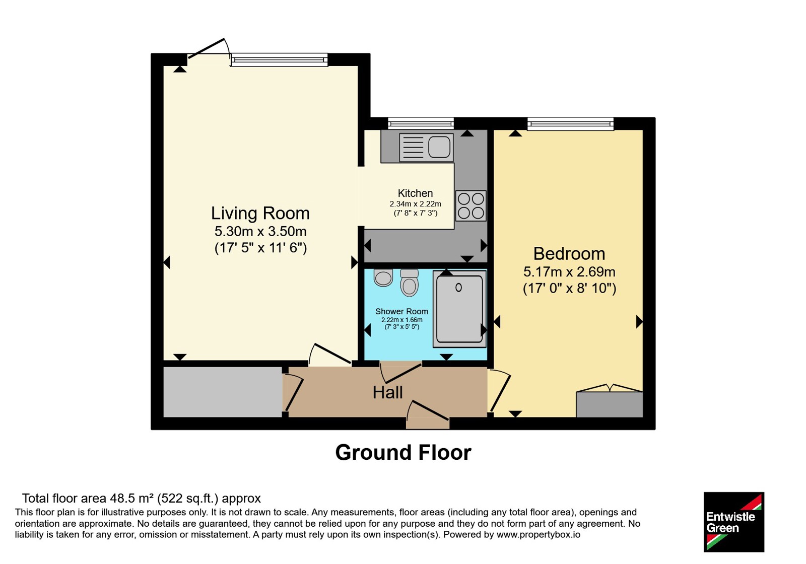 Flat 16, Somerford House, 2, Nicholas Road, Merseyside floorplan