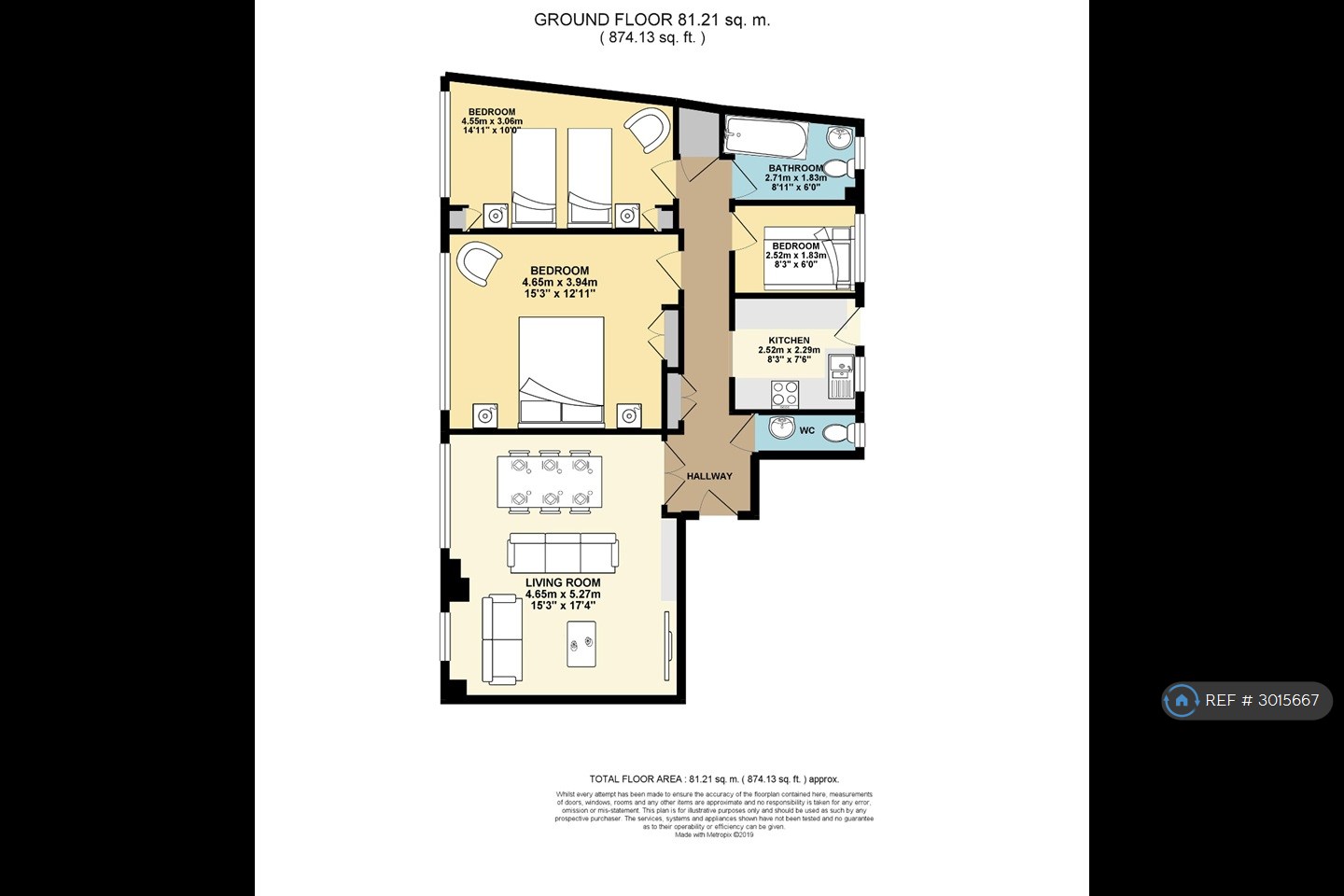 Deco Seafront, Embassy Court Kings Road, Brighton floorplan