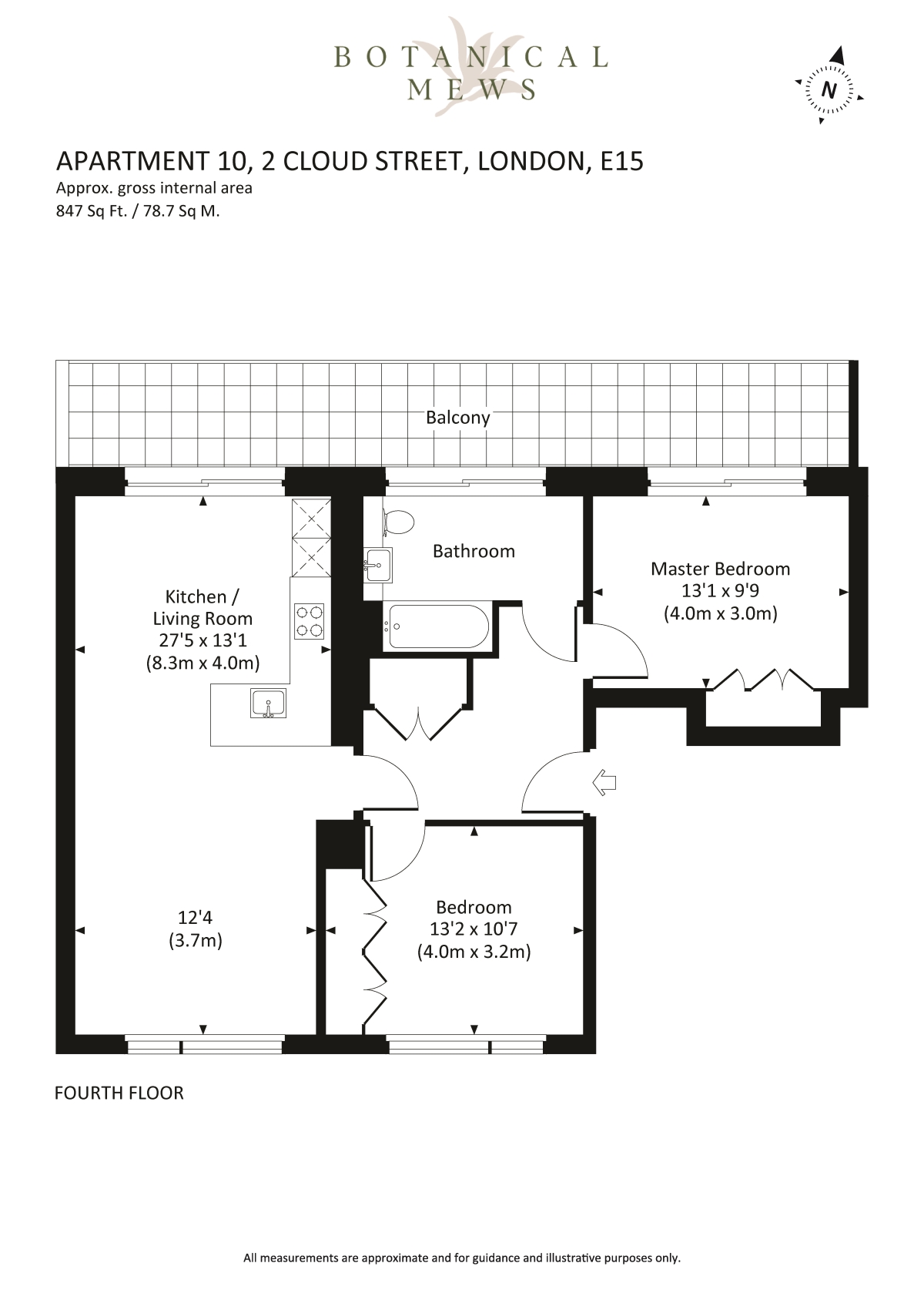Cloud Street, London floorplan