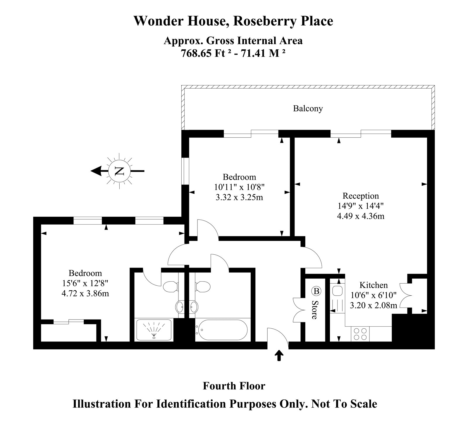 18, Wonder House, London floorplan