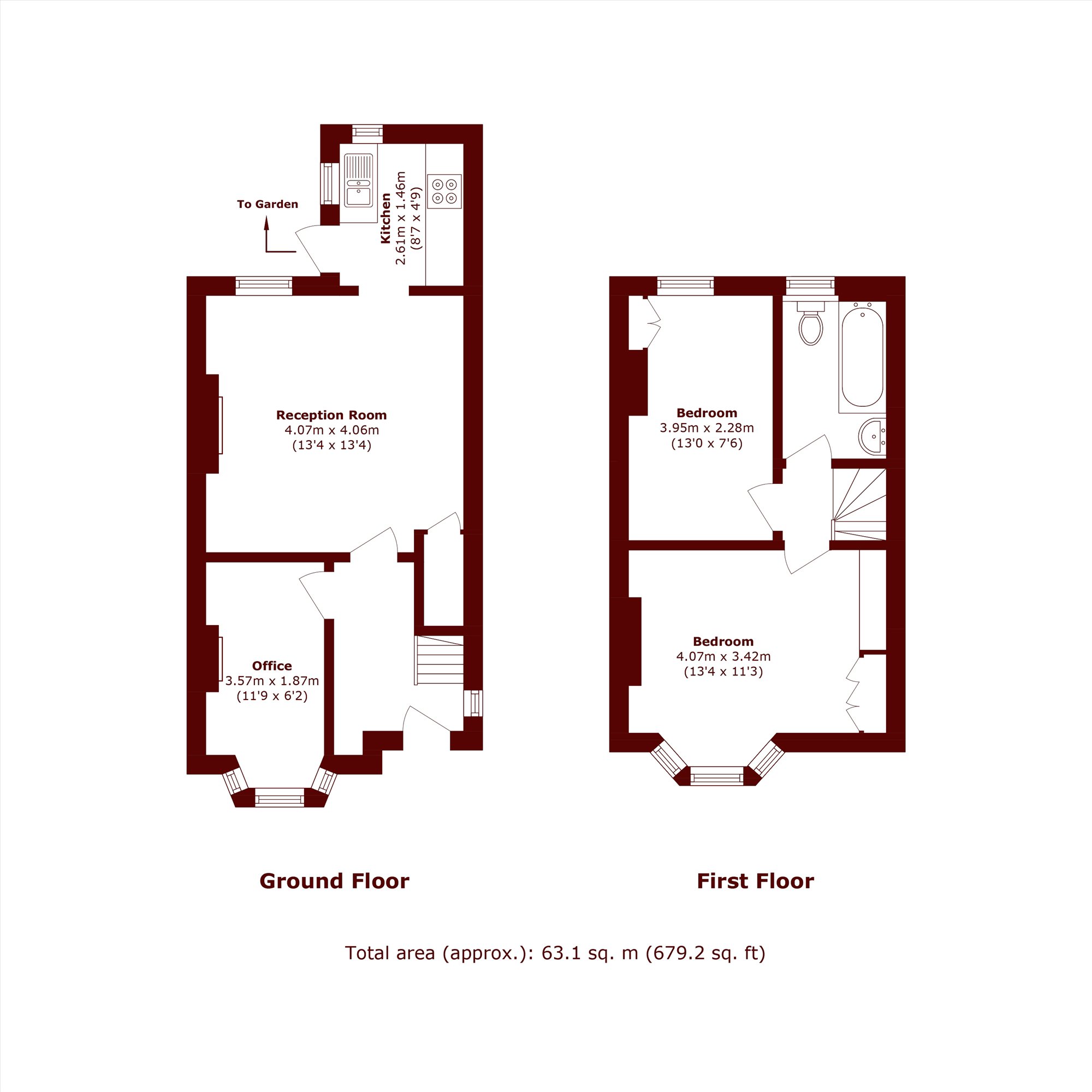 Derinton Road, London floorplan