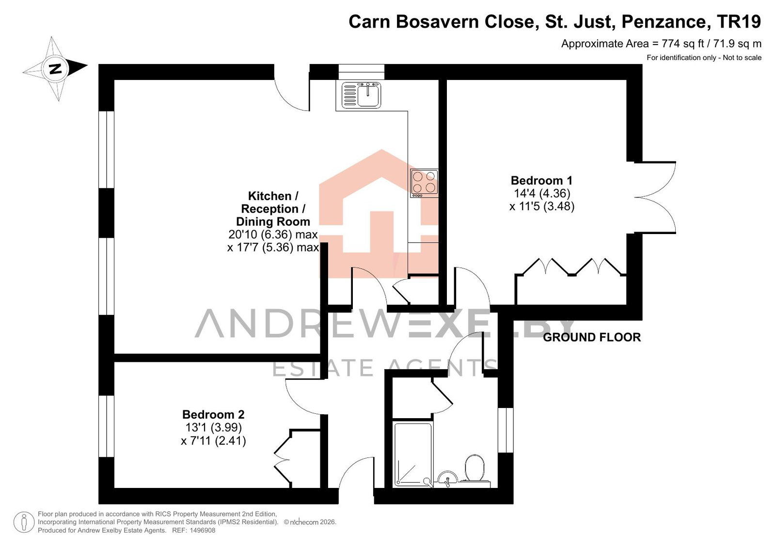 10a, Carn Bosavern Close, St. Just floorplan