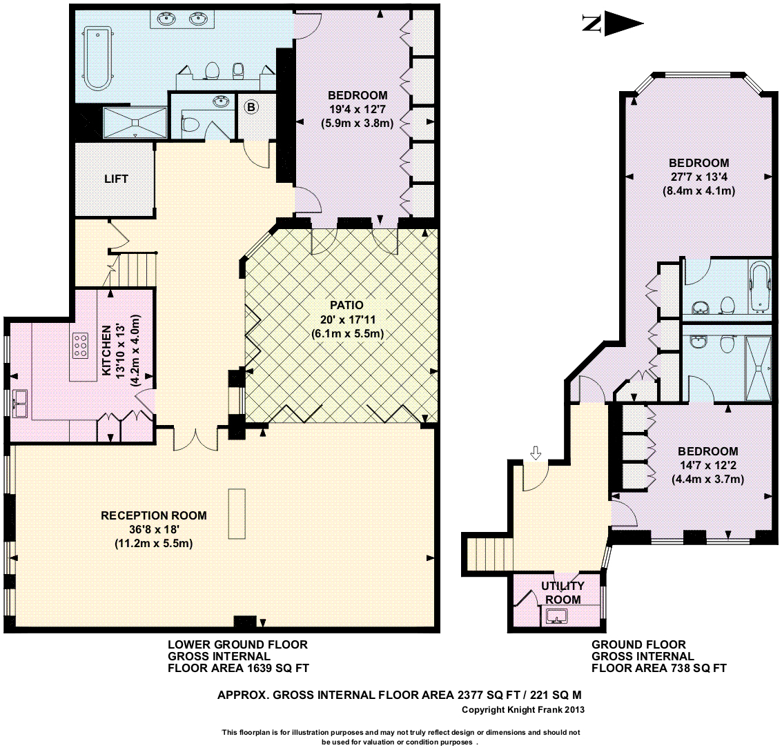 Flat 1, Palace Gate, Kensington floorplan