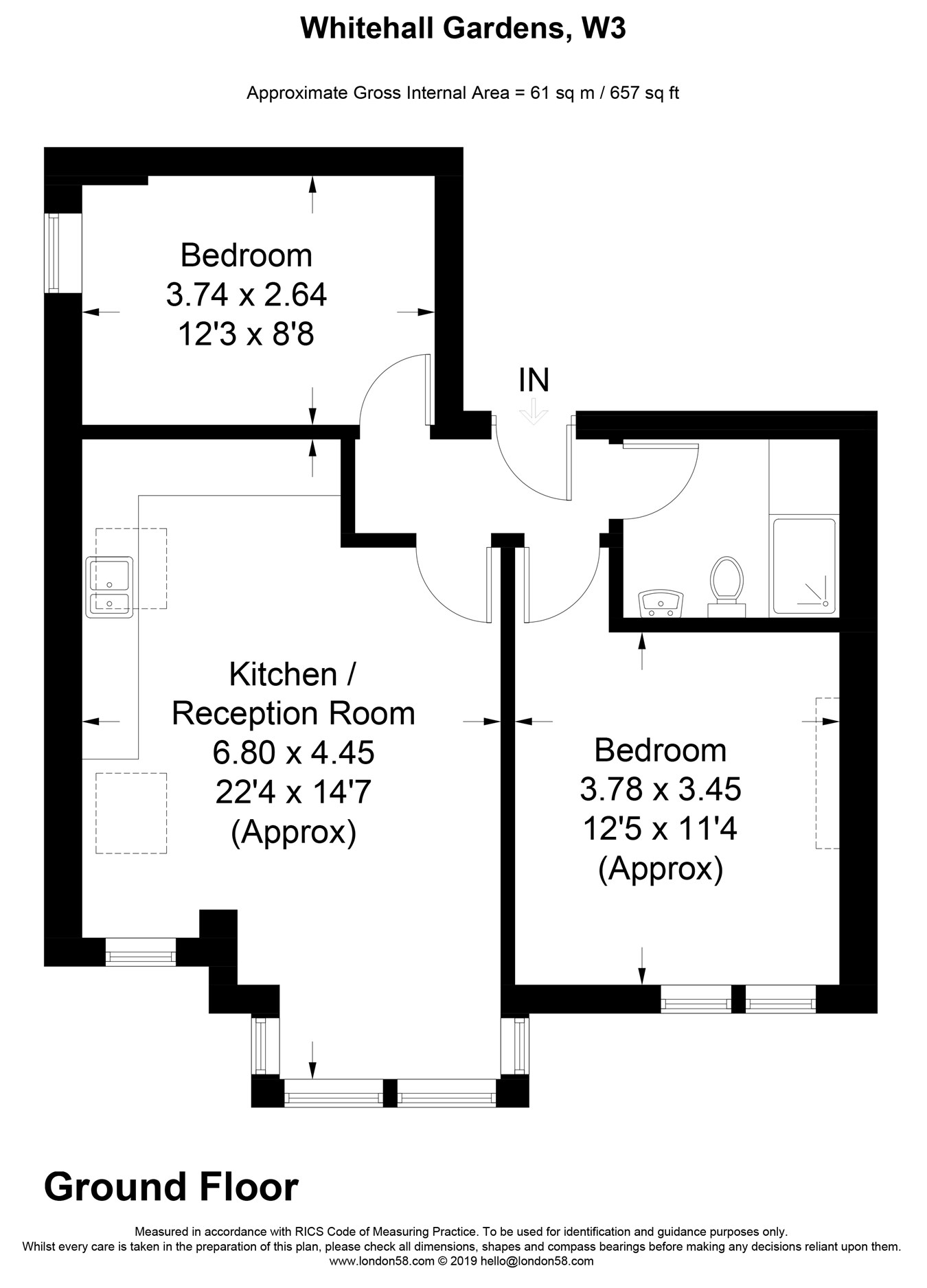 2 Bedrooms  for sale in 1 Whitehall Gardens, Acton W3