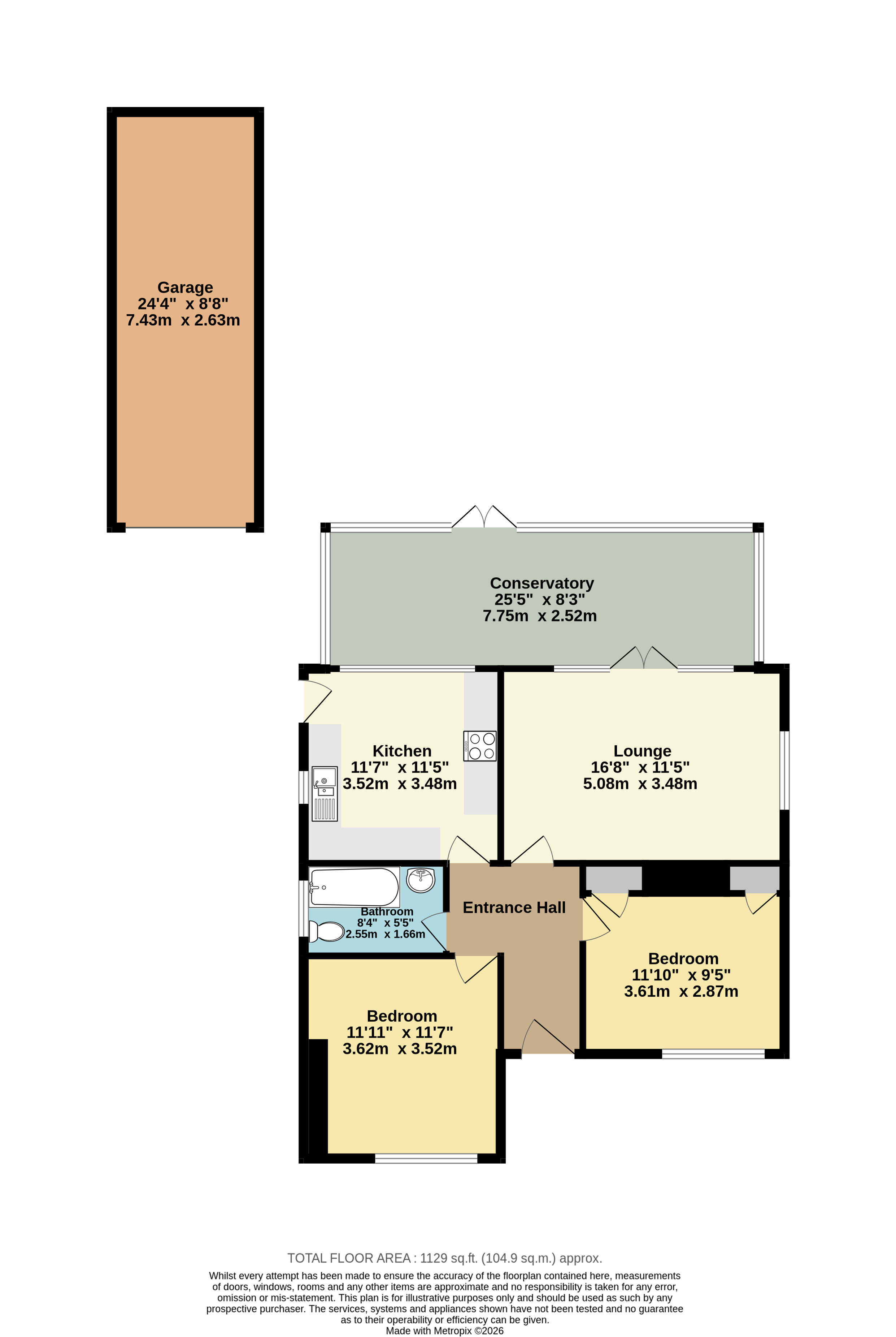 106, Swalecliffe Road, Kent floorplan