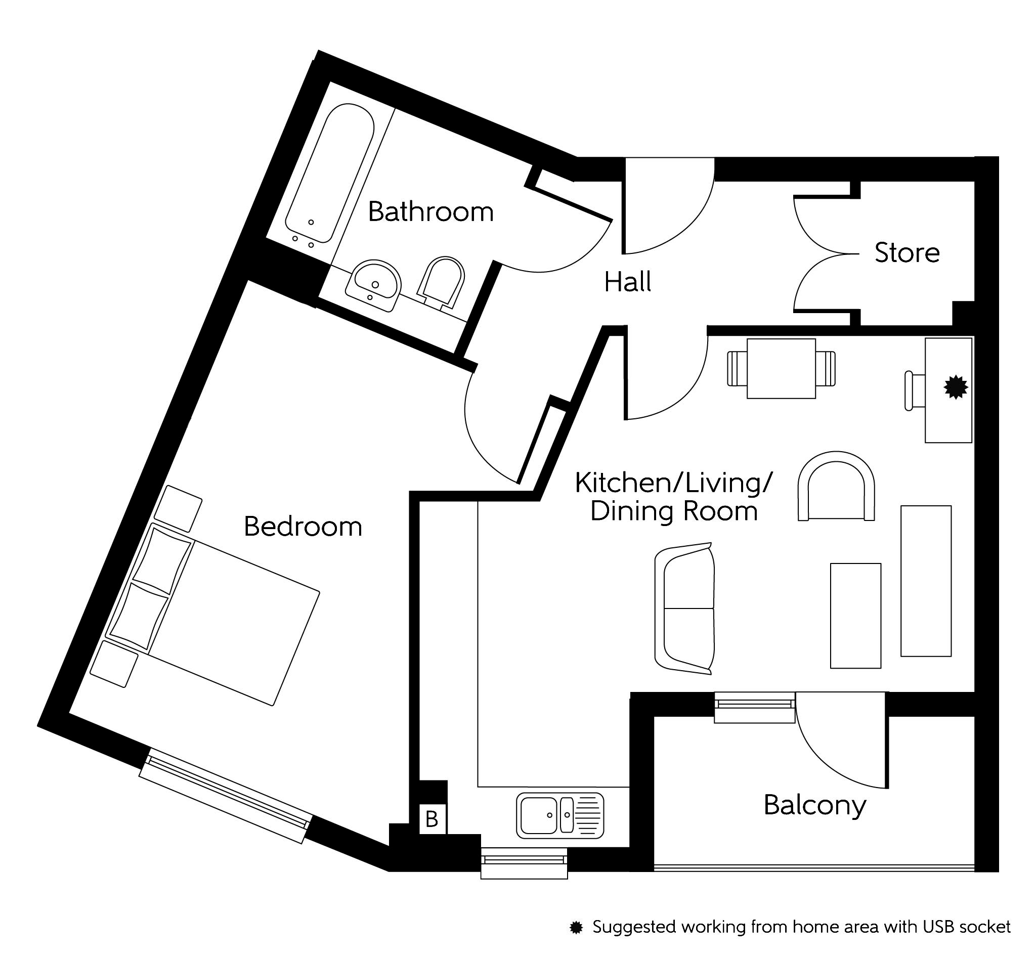 119, 159 Tiltman Avenue, Greenhithe floorplan